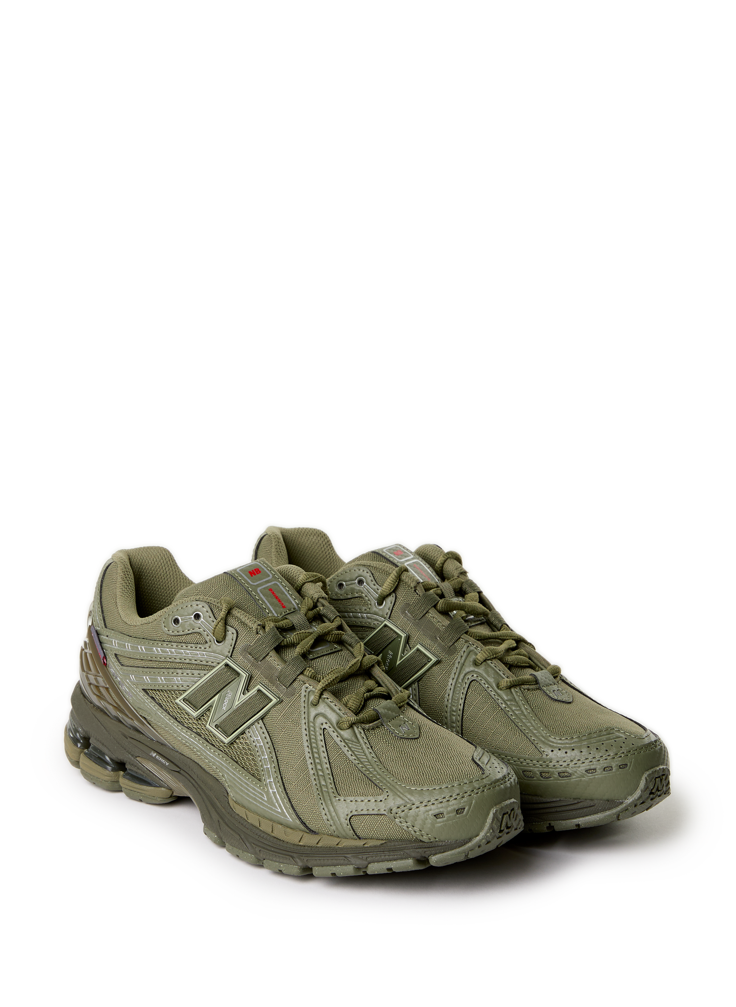 Two-tone serrated sole sneakers NEW BALANCE Khaki