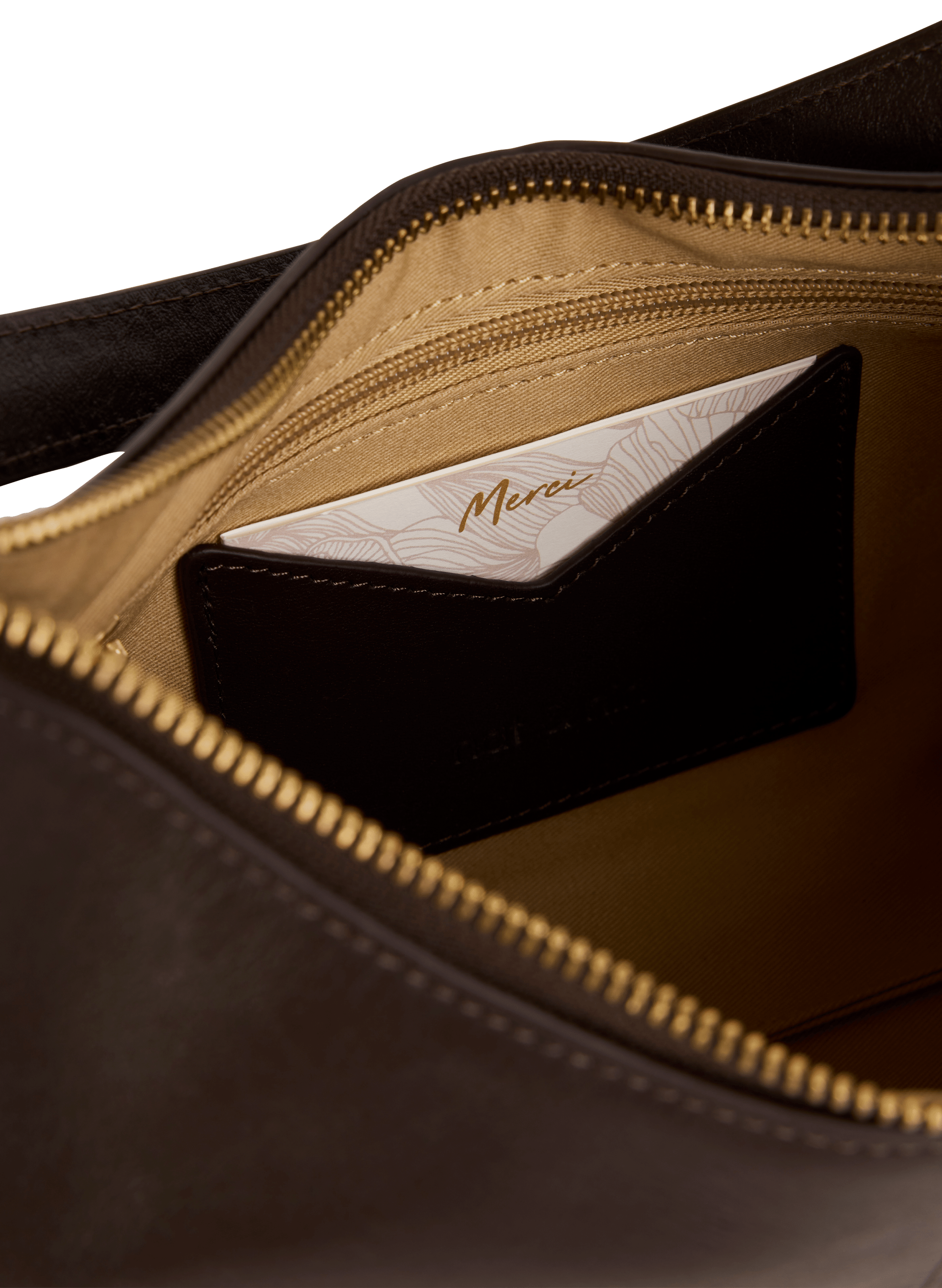 Sac métallisé Rejina en cuir NAT &amp; NIN Marron