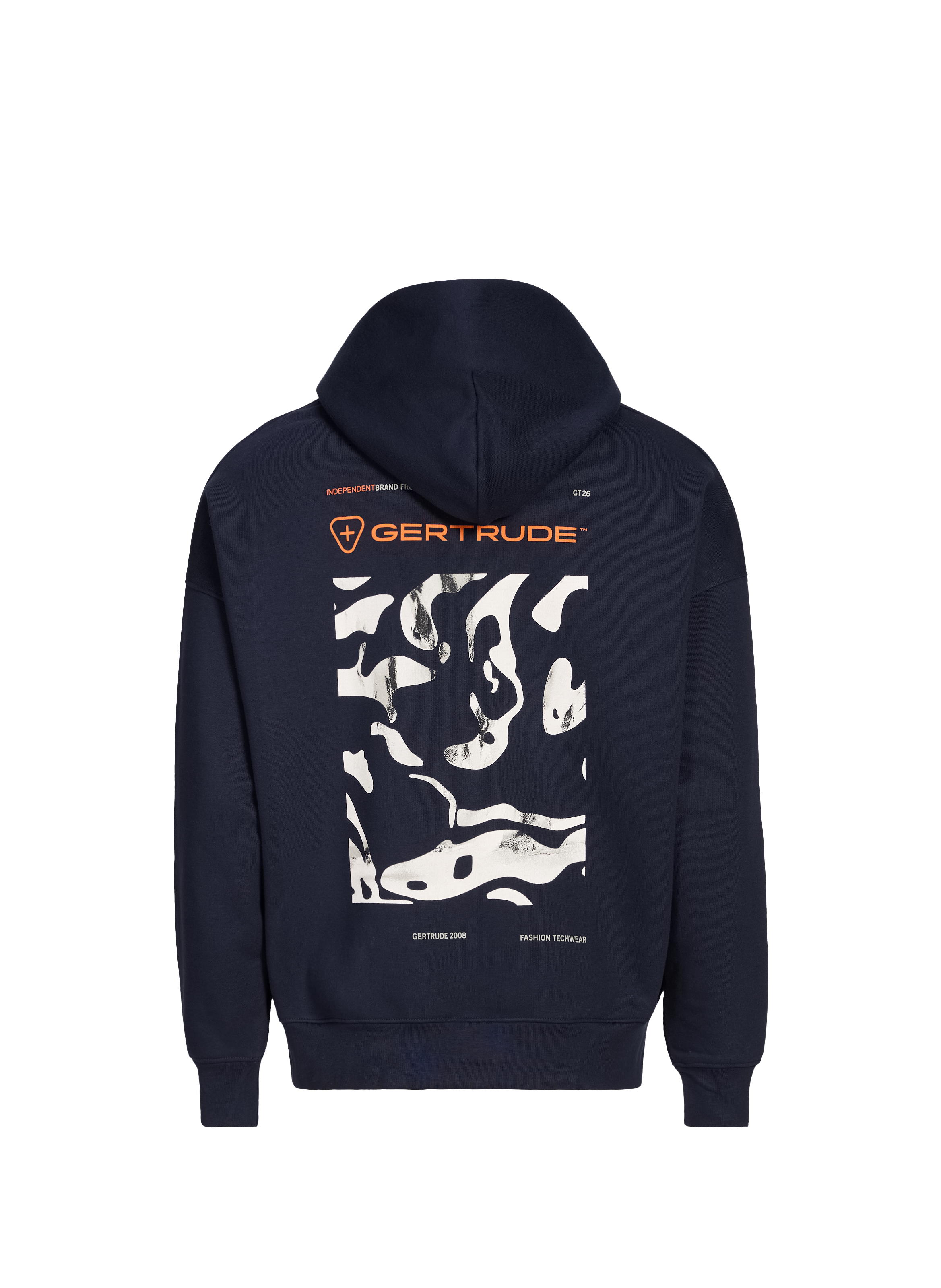 Sweat à capuche en coton mélangé GERTRUDE ET GASTON Bleu