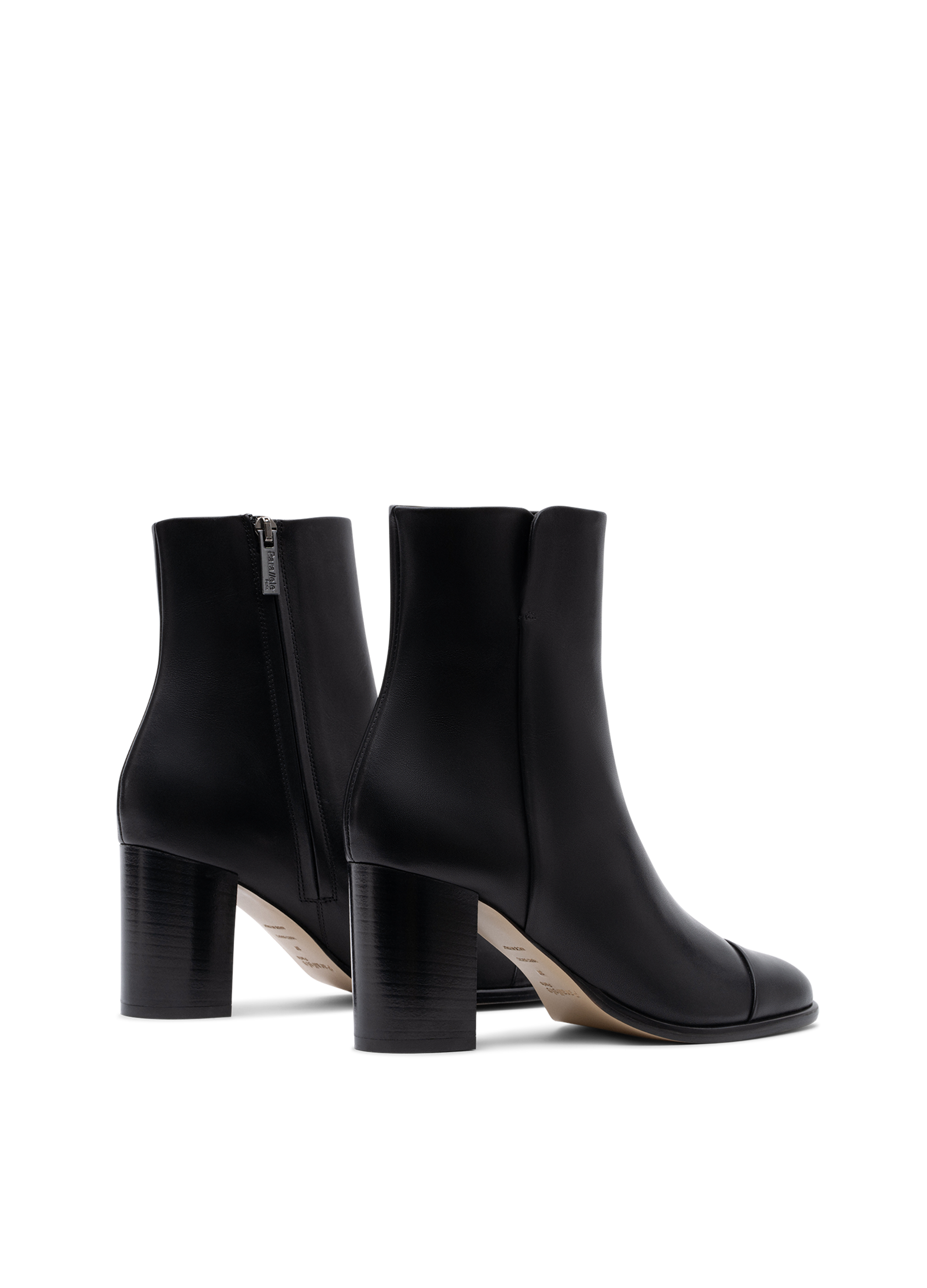 Bottines rimini en veau lisse PARALLELE Noir
