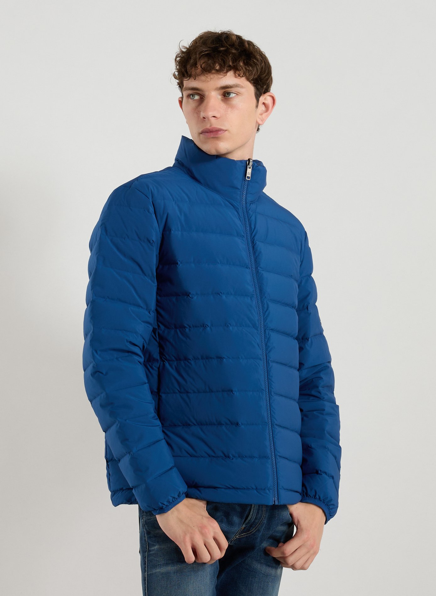 AIGLE Duck down puffer jacket Blue