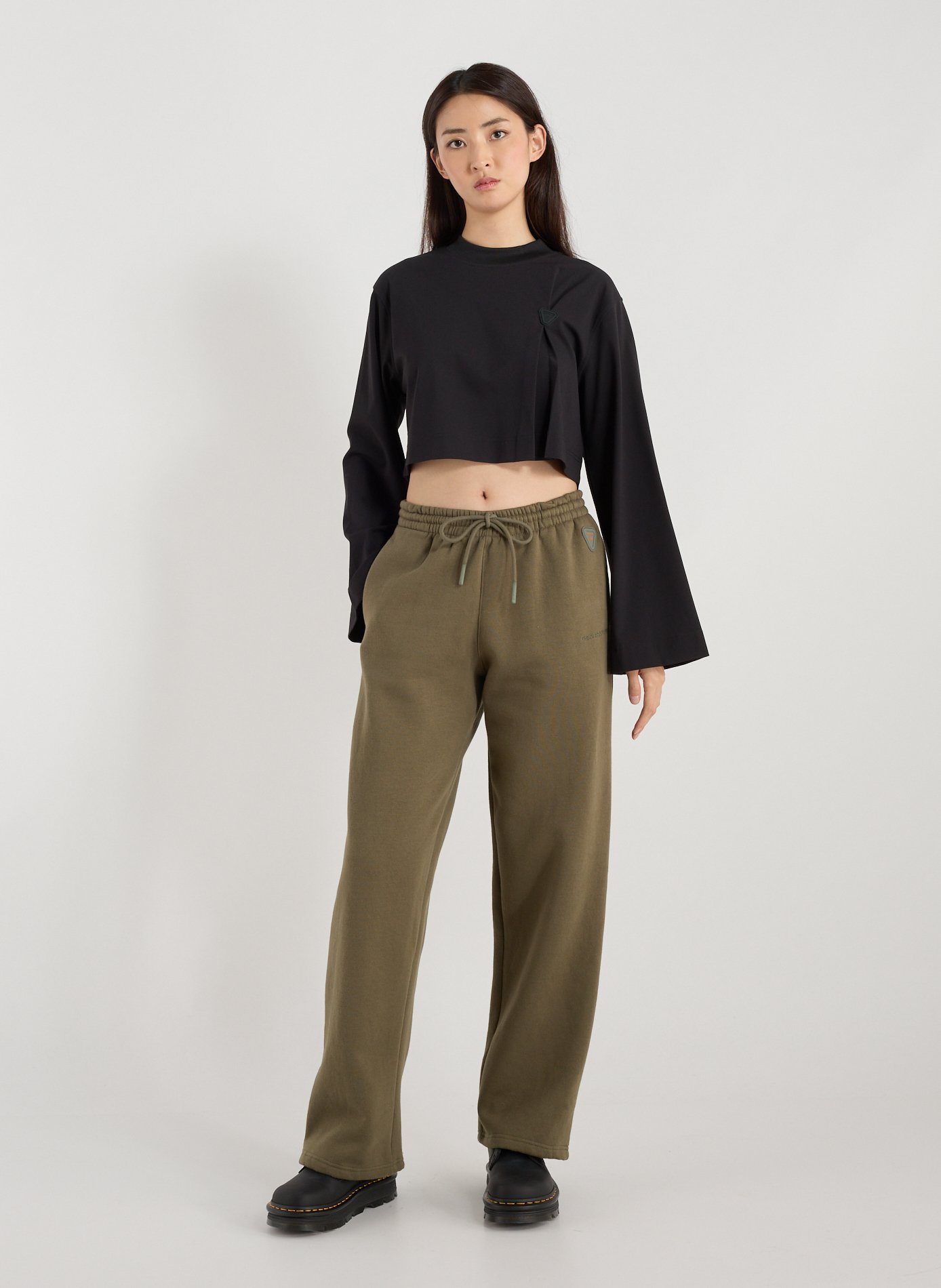 Short-sleeve Ava long-sleeve T-shirt GERTRUDE ET GASTON Black