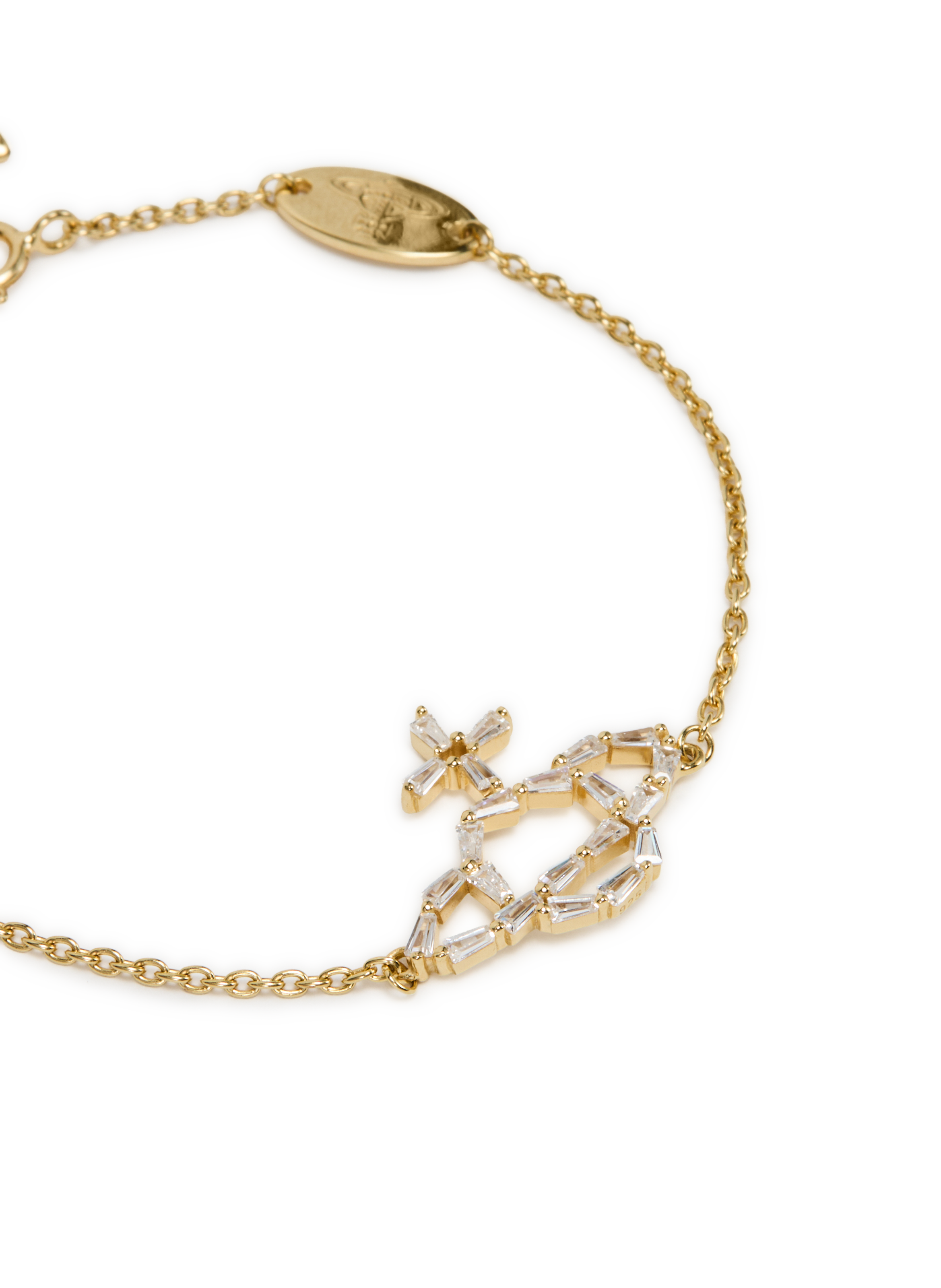 Bracelet Odetta en argent 9225 VIVIENNE WESTWOOD Doré