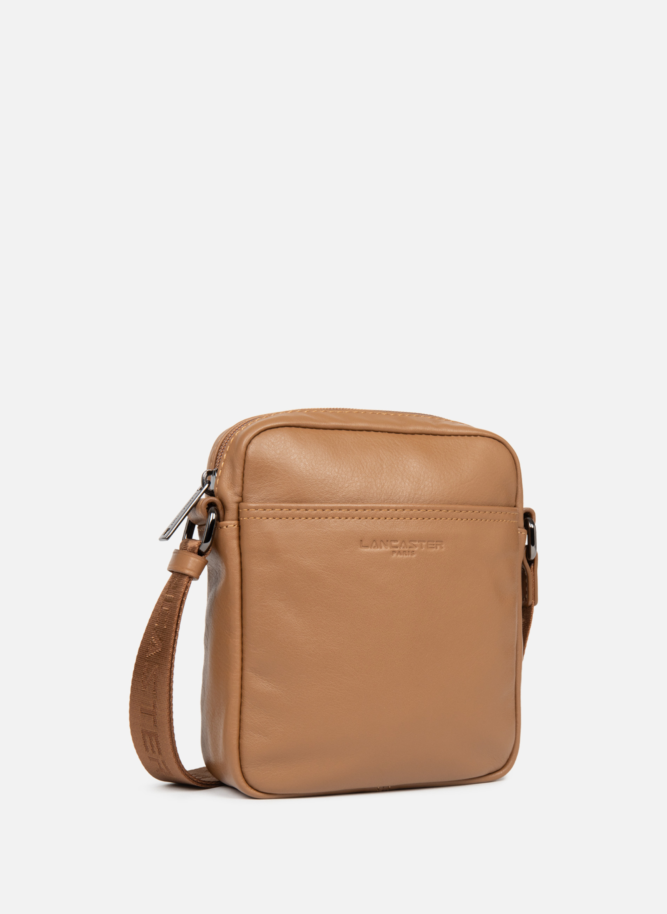 Mini crossbody bag - Soft Vintage Homme LANCASTER Brown