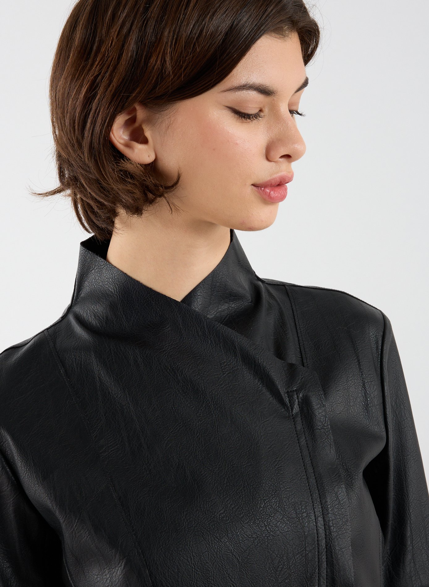 Veste asymétrique ADOLFO DOMINGUEZ Noir