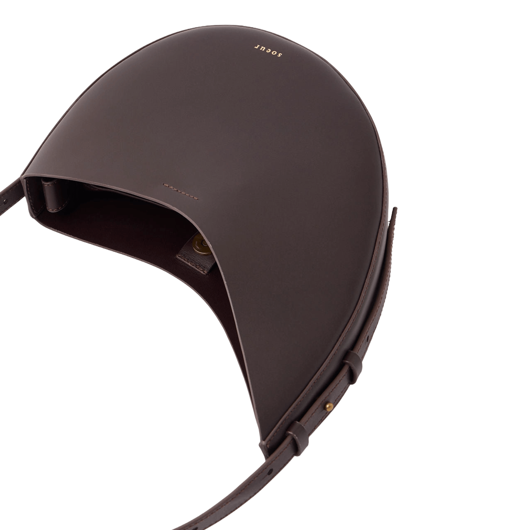 Sac porté épaule en cuir Wino SOEUR Rouge