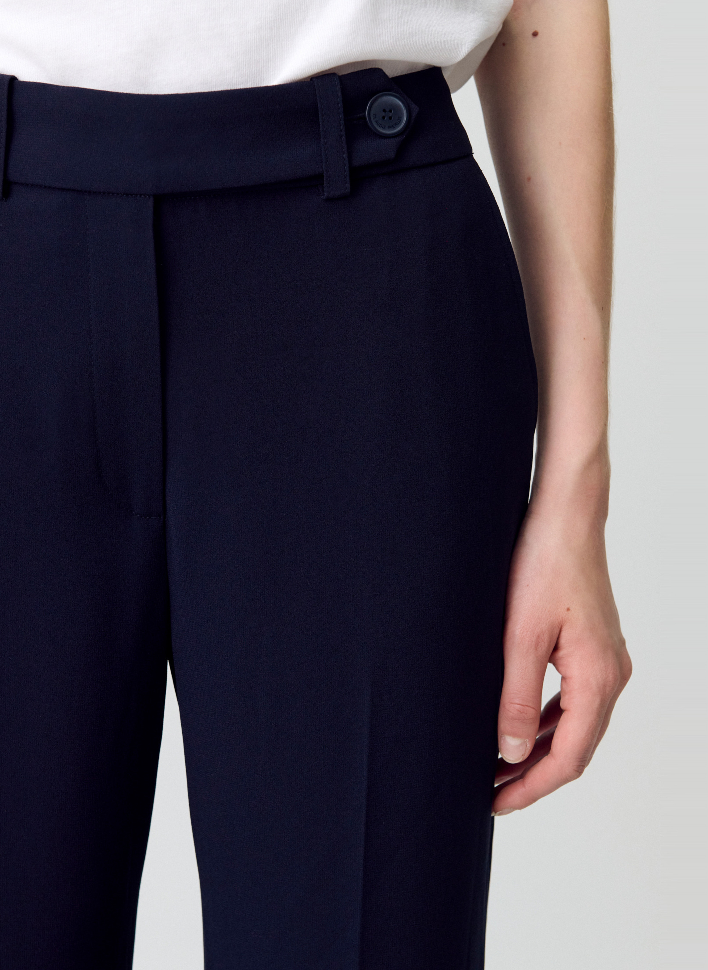 Pantalon droit CLAUDIE PIERLOT Bleu