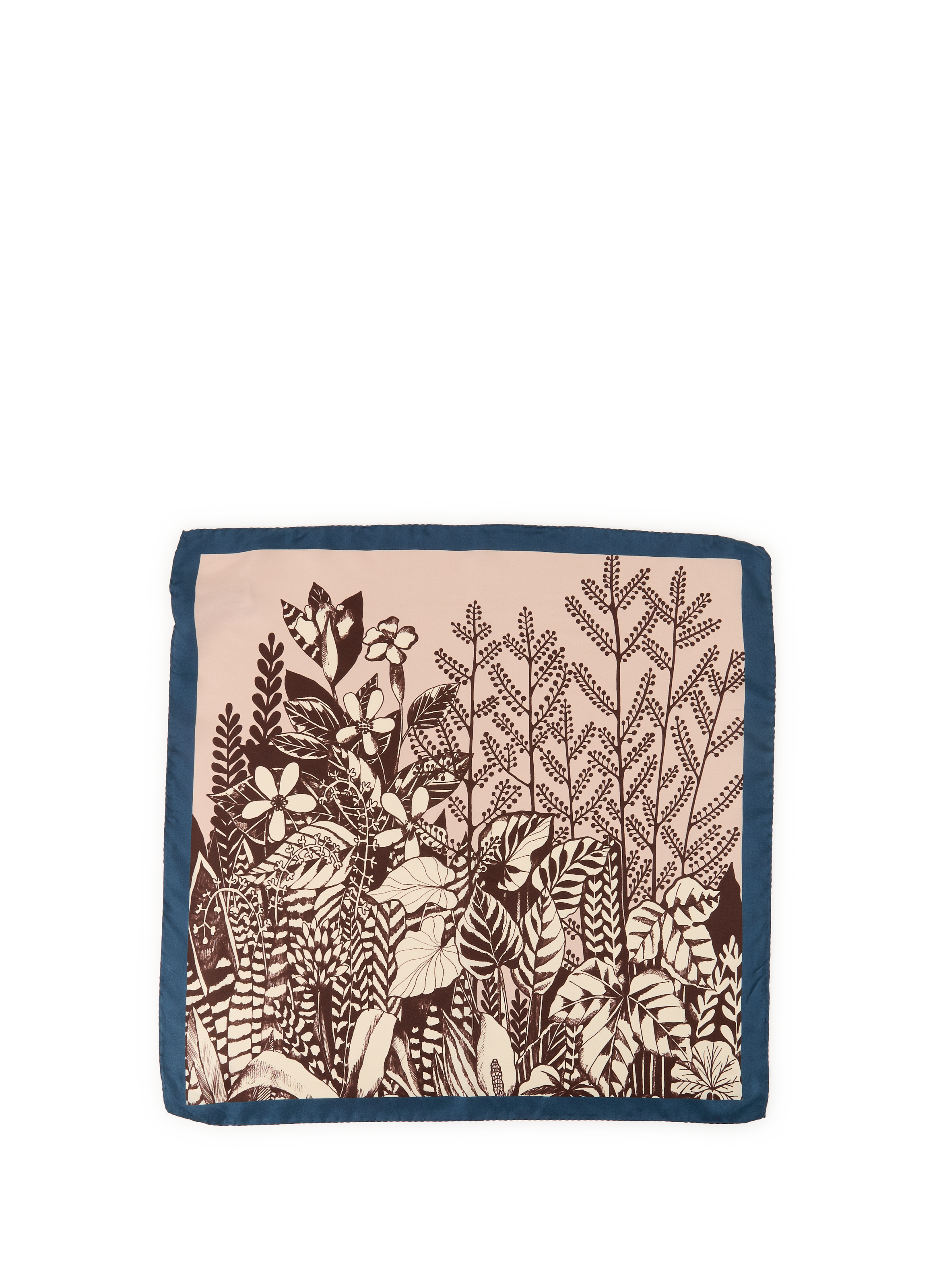 Floral printed silk scarf AU PRINTEMPS PARIS Multicolour