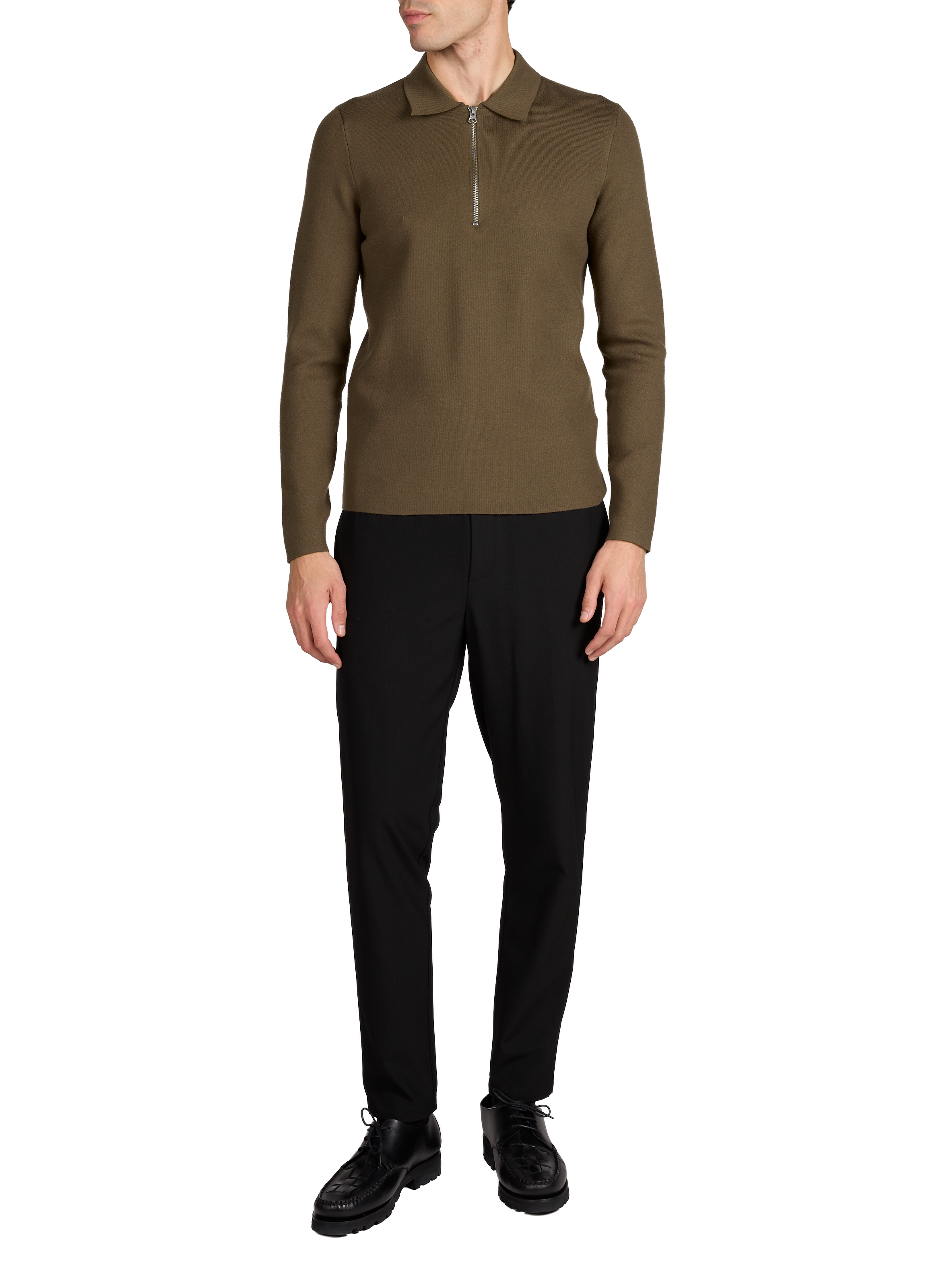 Night blue trousers - The Air Uniform SAMSOE SAMSOE Black