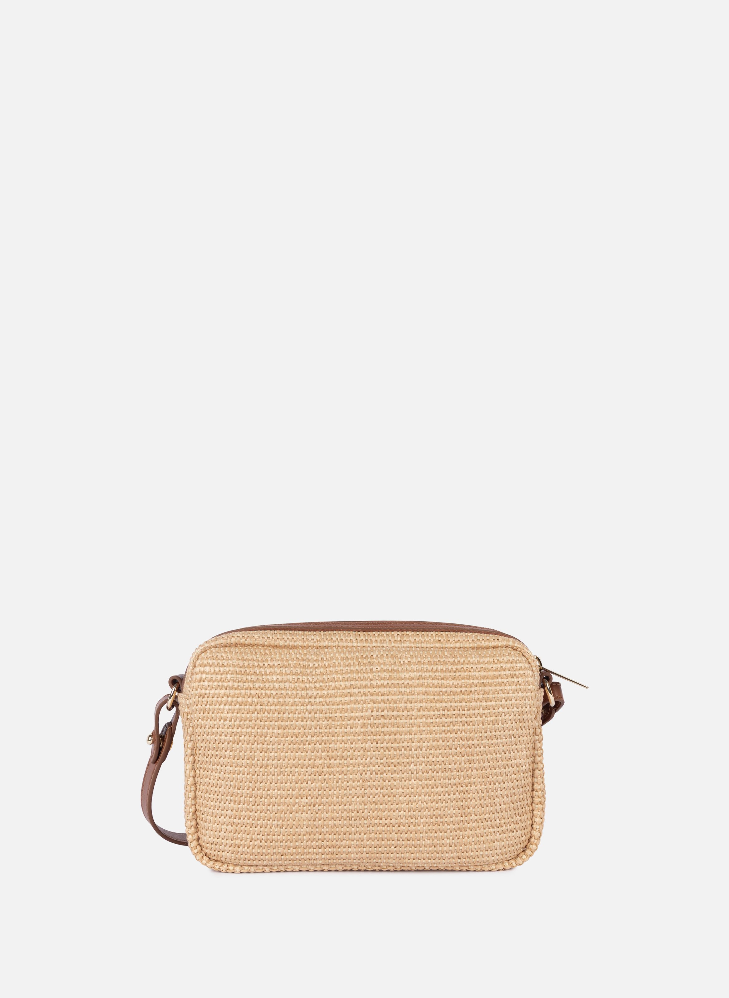 Sac trotteur - mini osier LANCASTER Marron