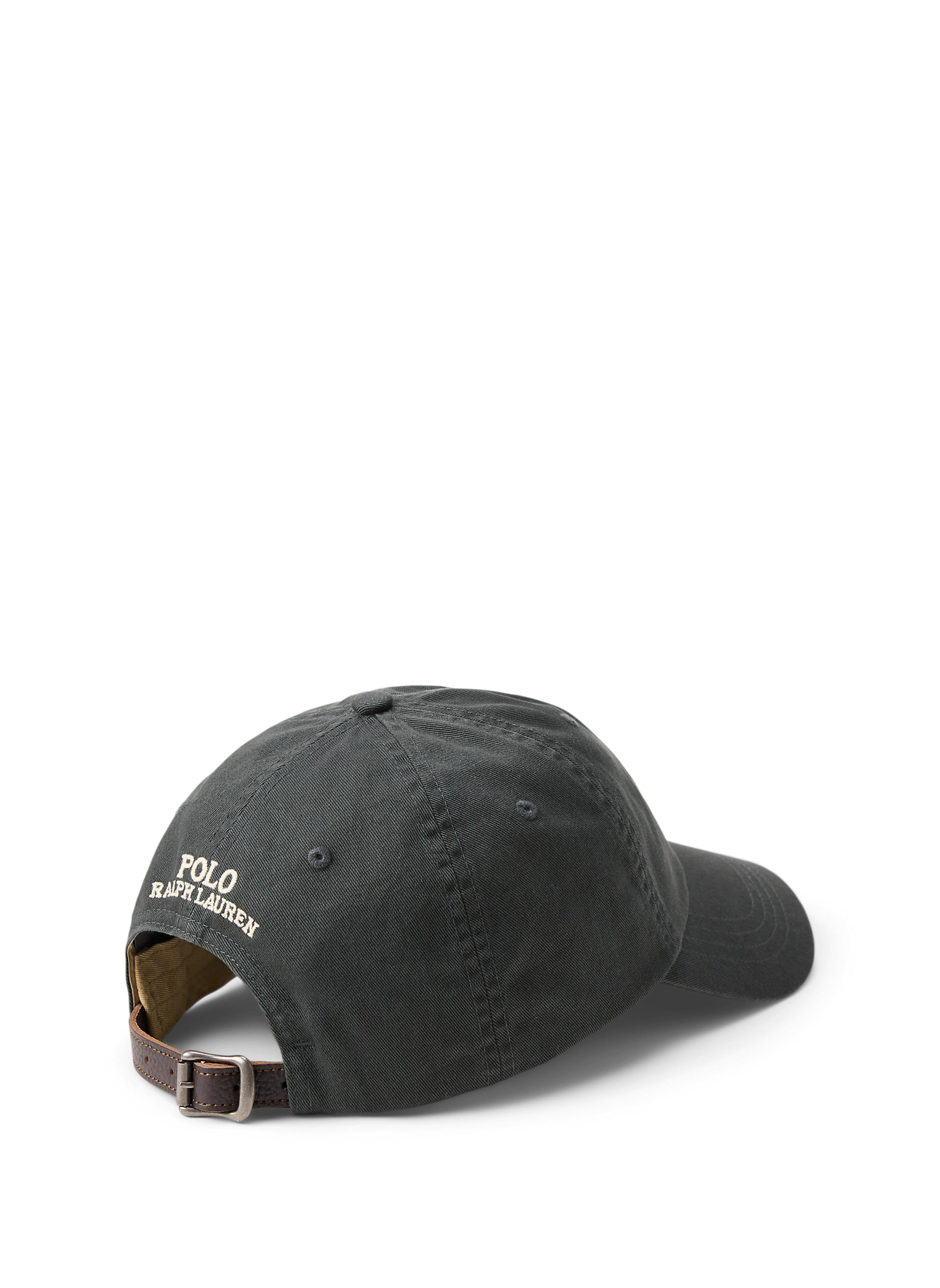 Casquette brodée Polo Bear en coton POLO RALPH LAUREN Gris