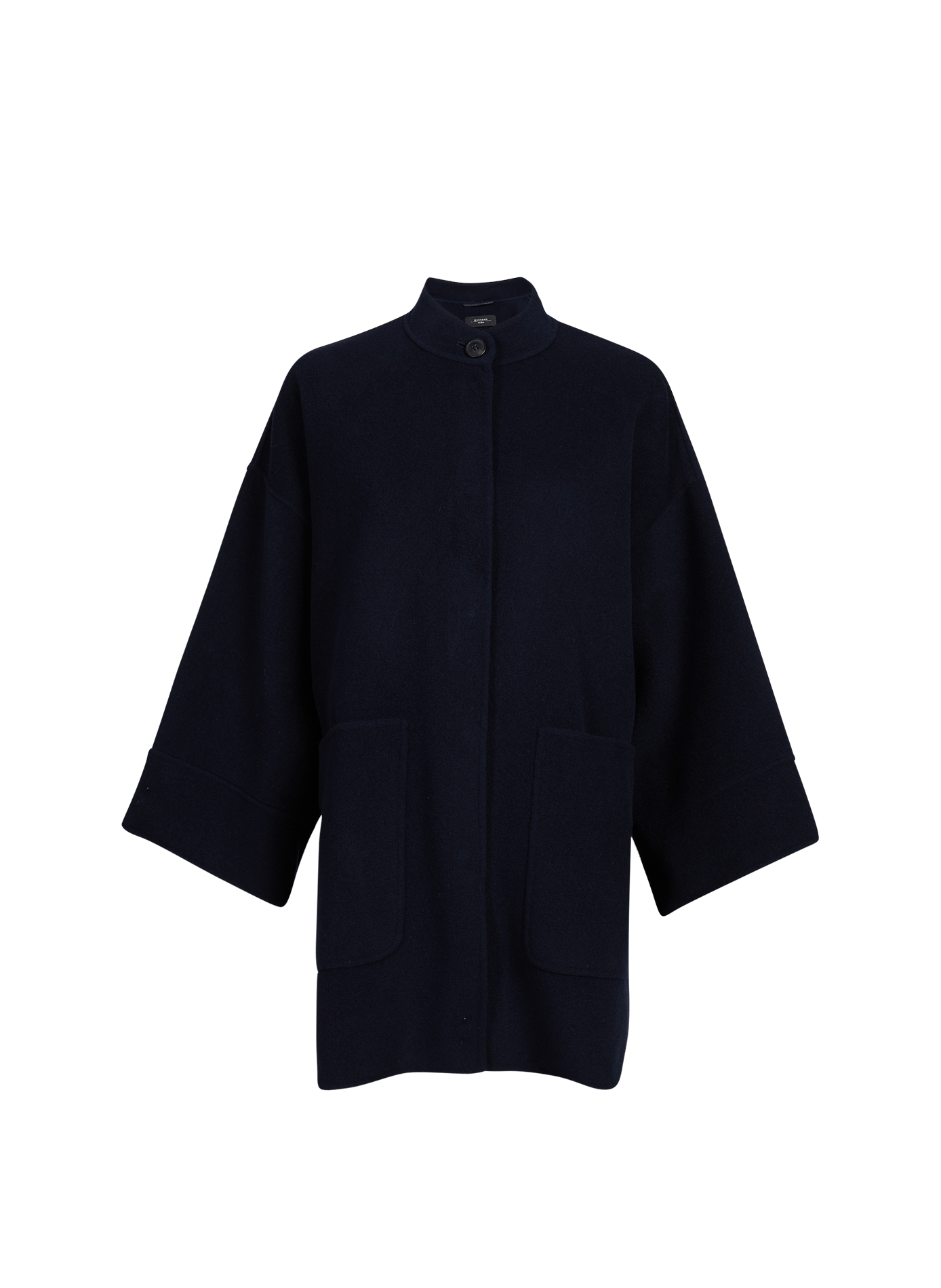 Veste col boutonnée en laine vierge mélangée MAX MARA WEEK END Bleu