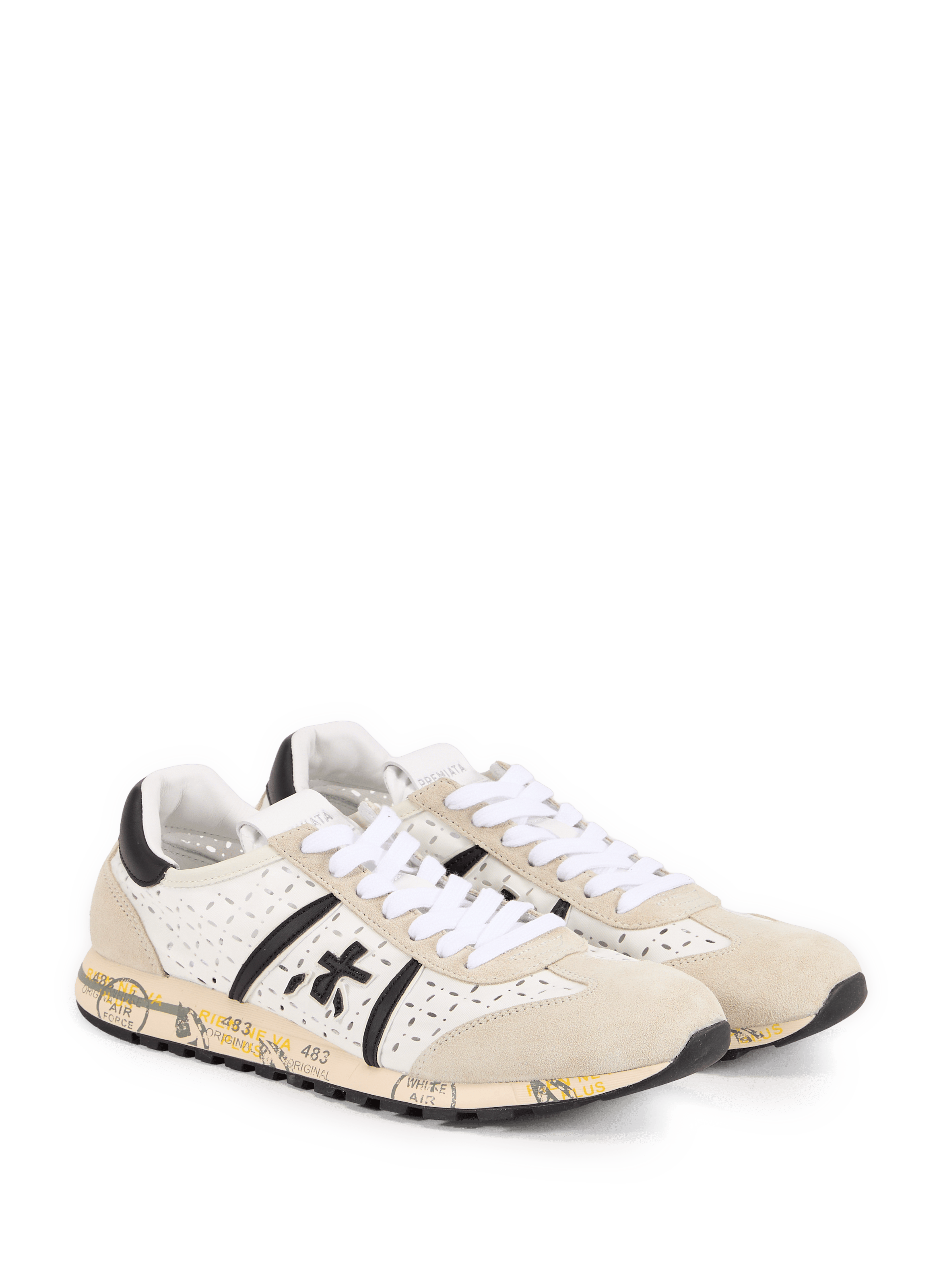 Baskets crantées Lucyd PREMIATA White