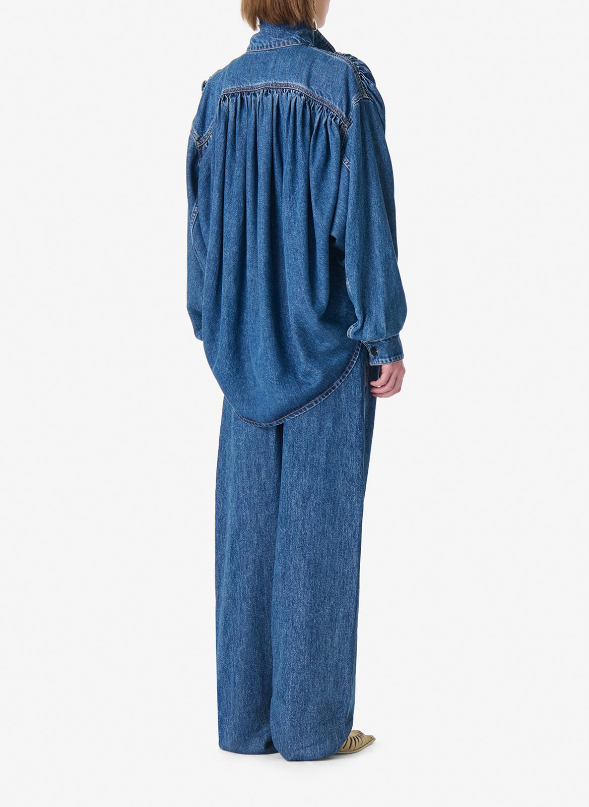 Chemise col montant julie IRO Bleu