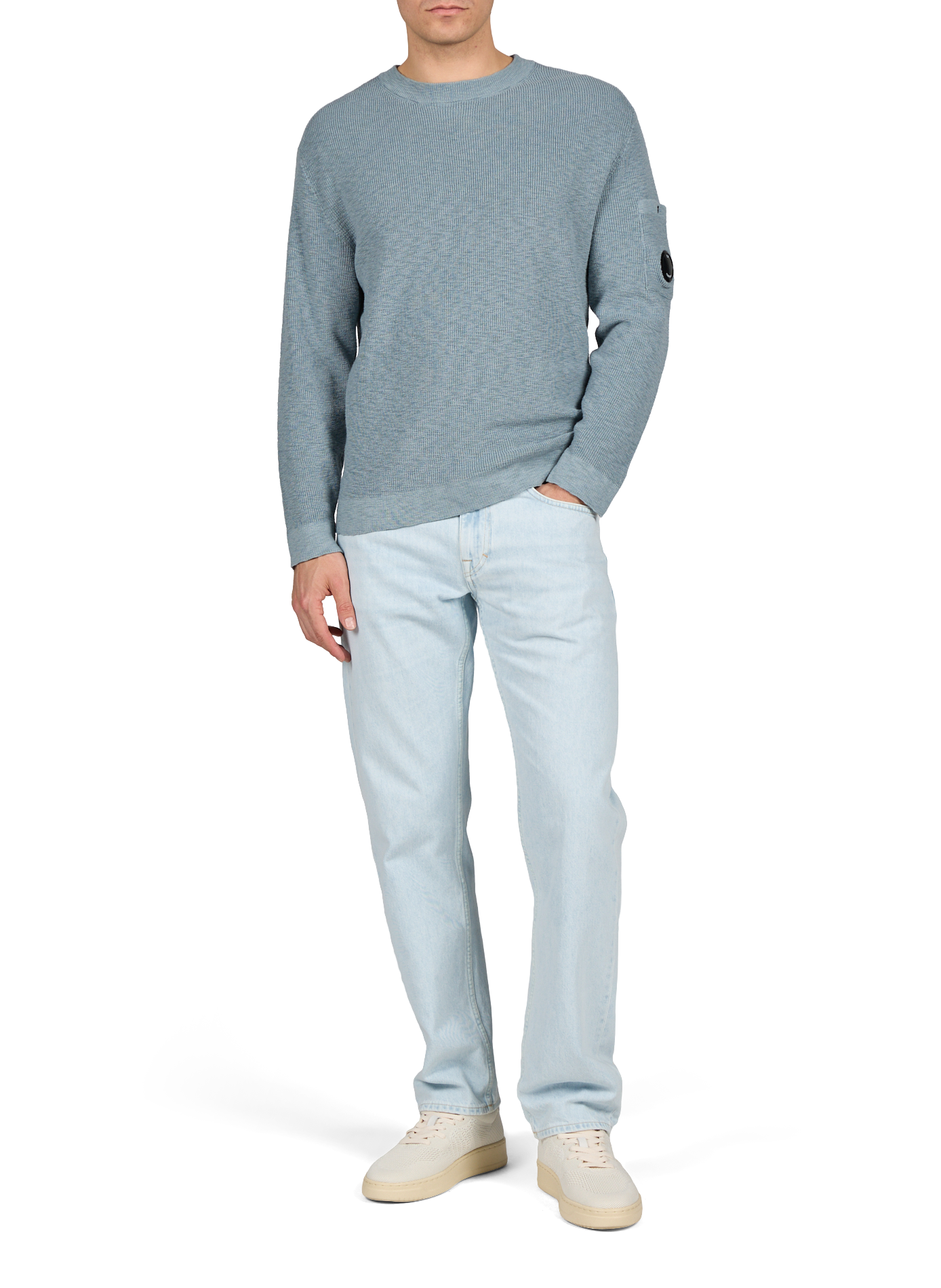 Jean droit Cooper True en coton CLOSED Bleu