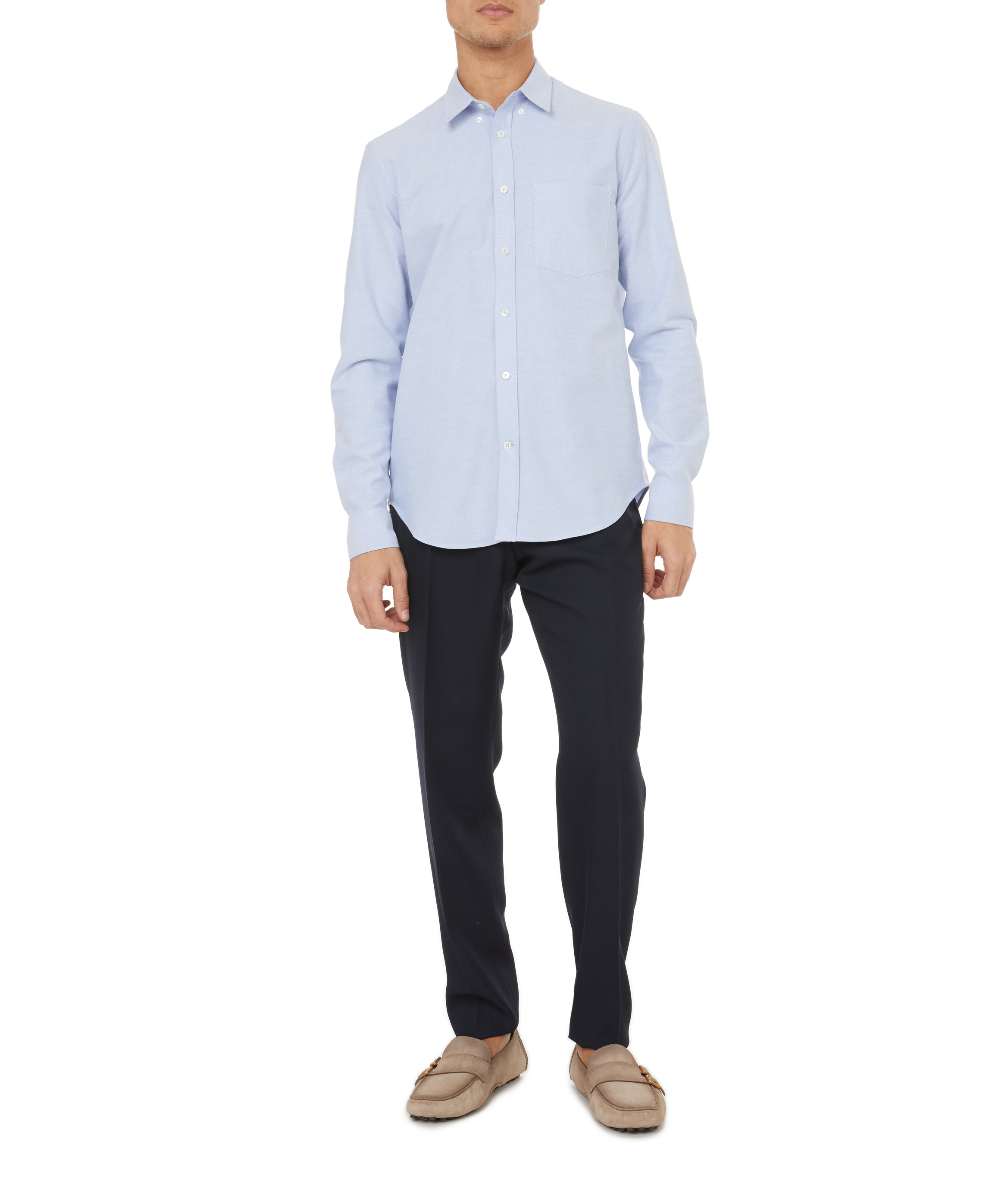 Chemise en coton Oxford EDITIONS 102 Bleu