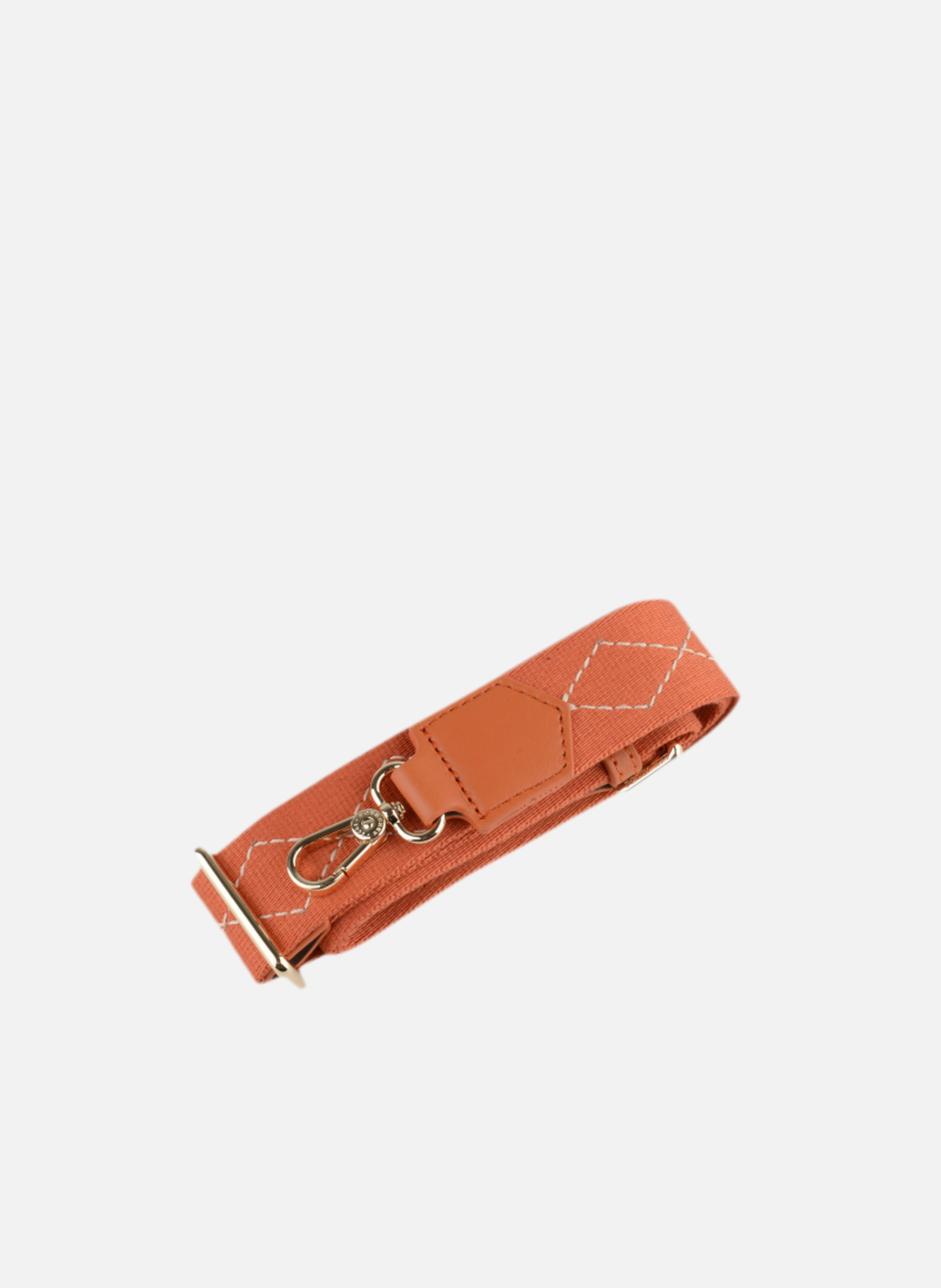Weaved | bandoulière de sac en toile coton POURCHET Orange