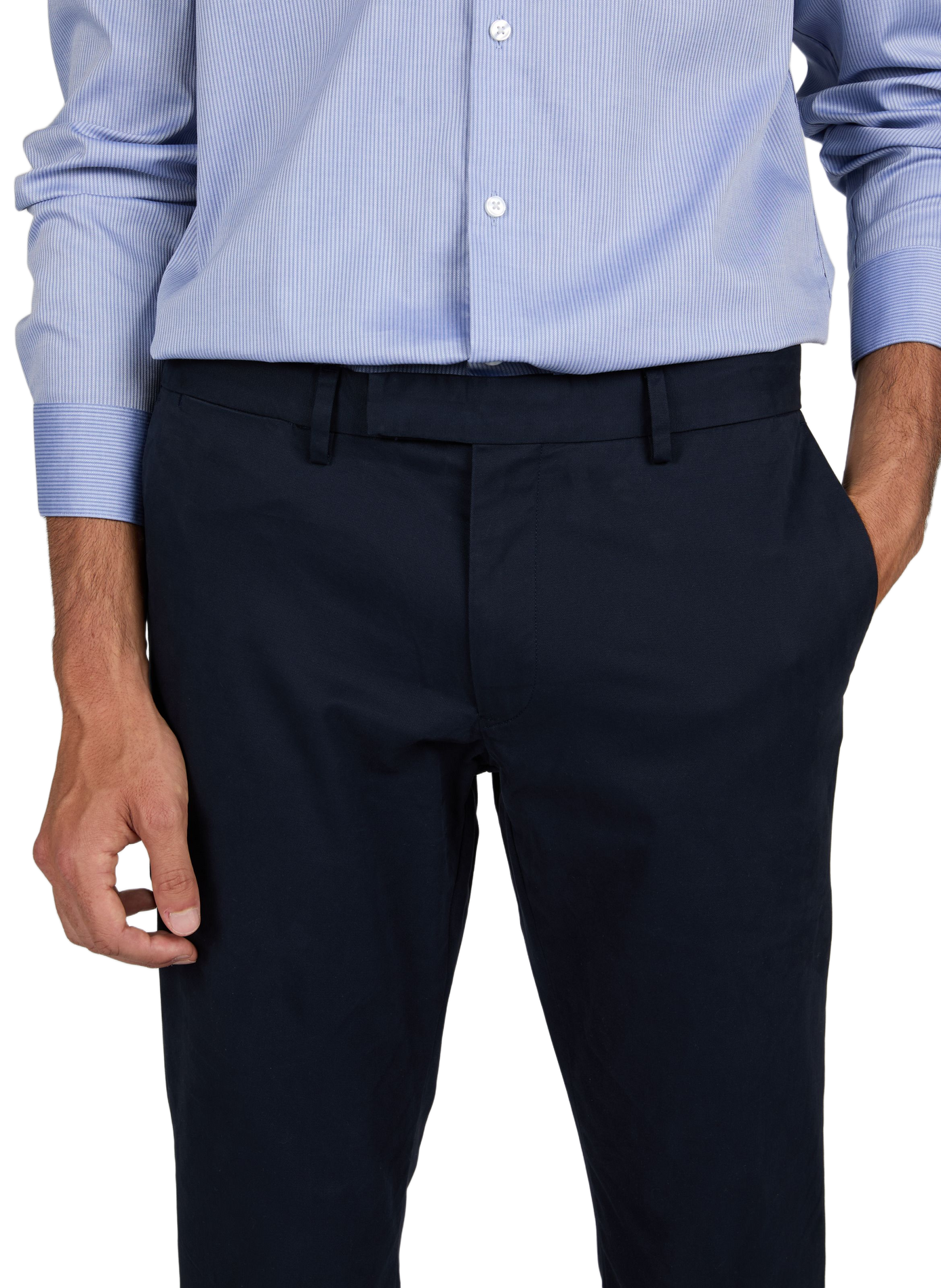 Slim-fit stretch cotton trousers POLO RALPH LAUREN Blue