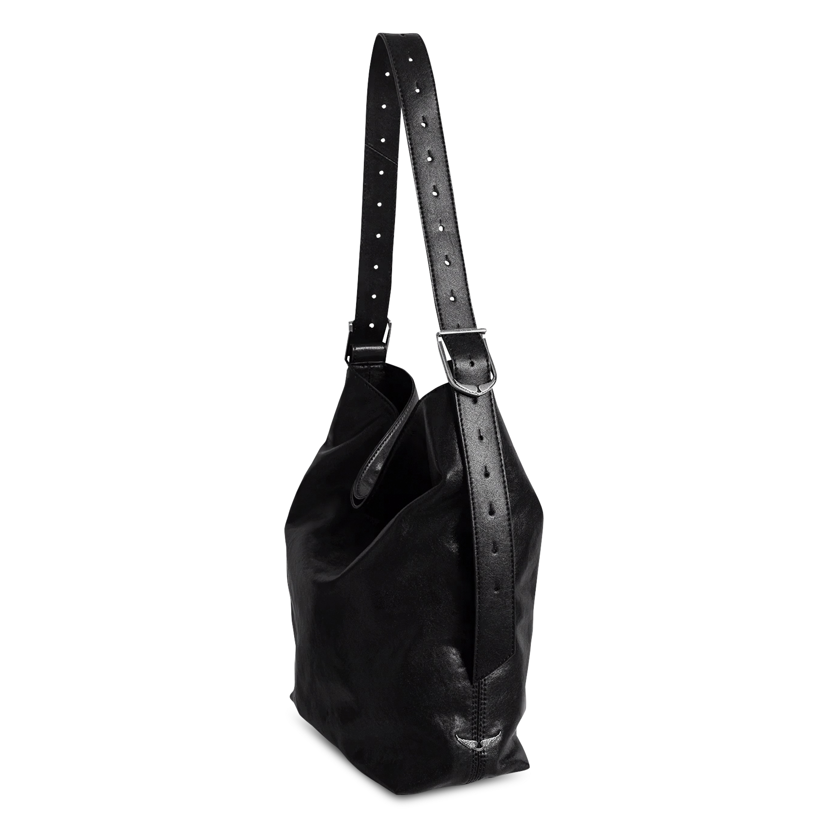 Sac cabas en cuir jane ZADIG&VOLTAIRE Noir