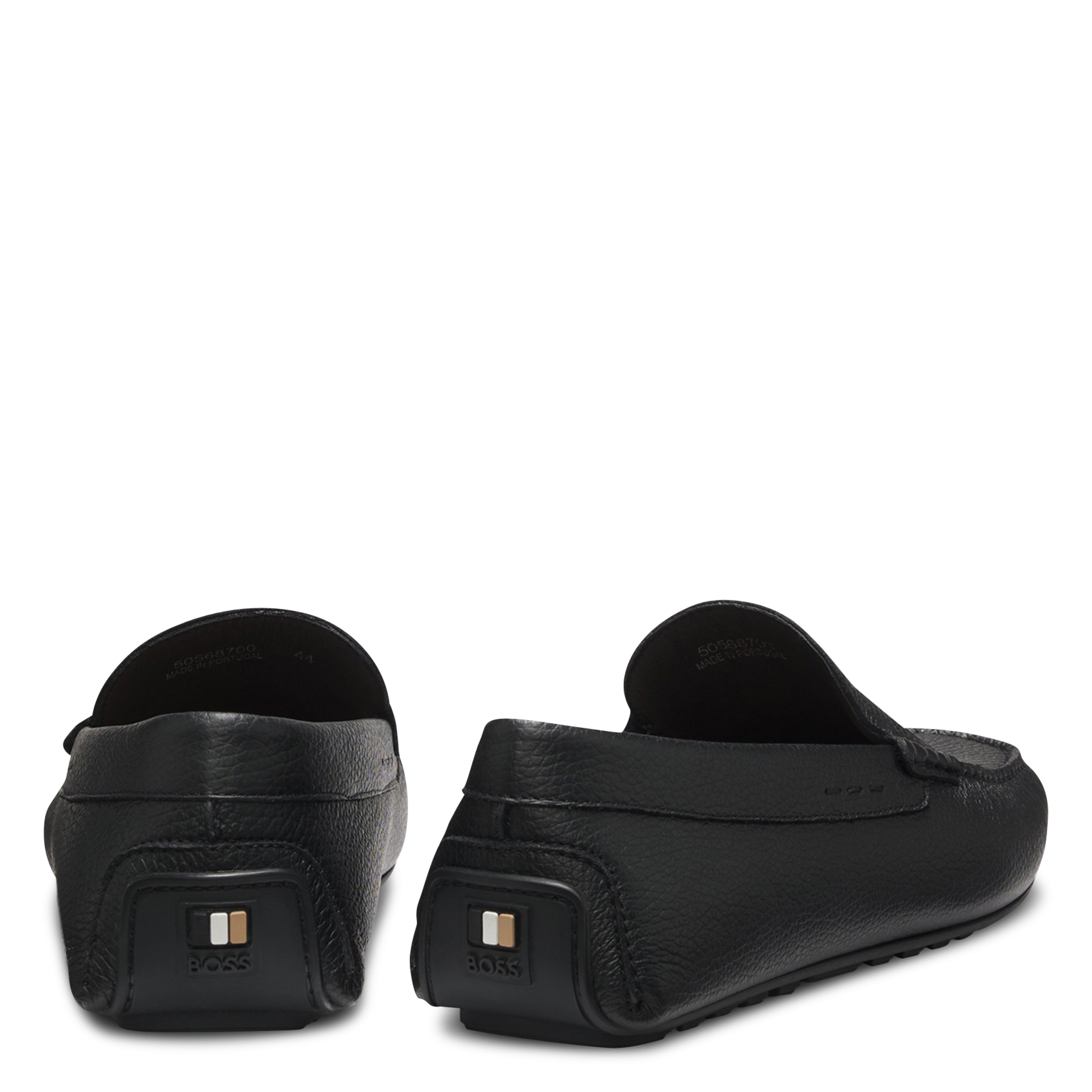 Mocassins en cuir BOSS Noir