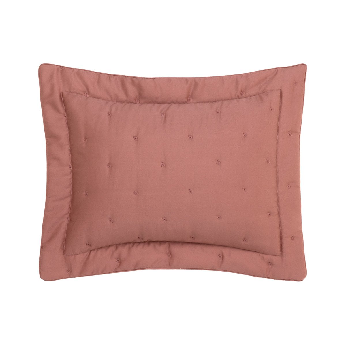 Cache oreiller en satin, triomphe MarronYVES DELORME
