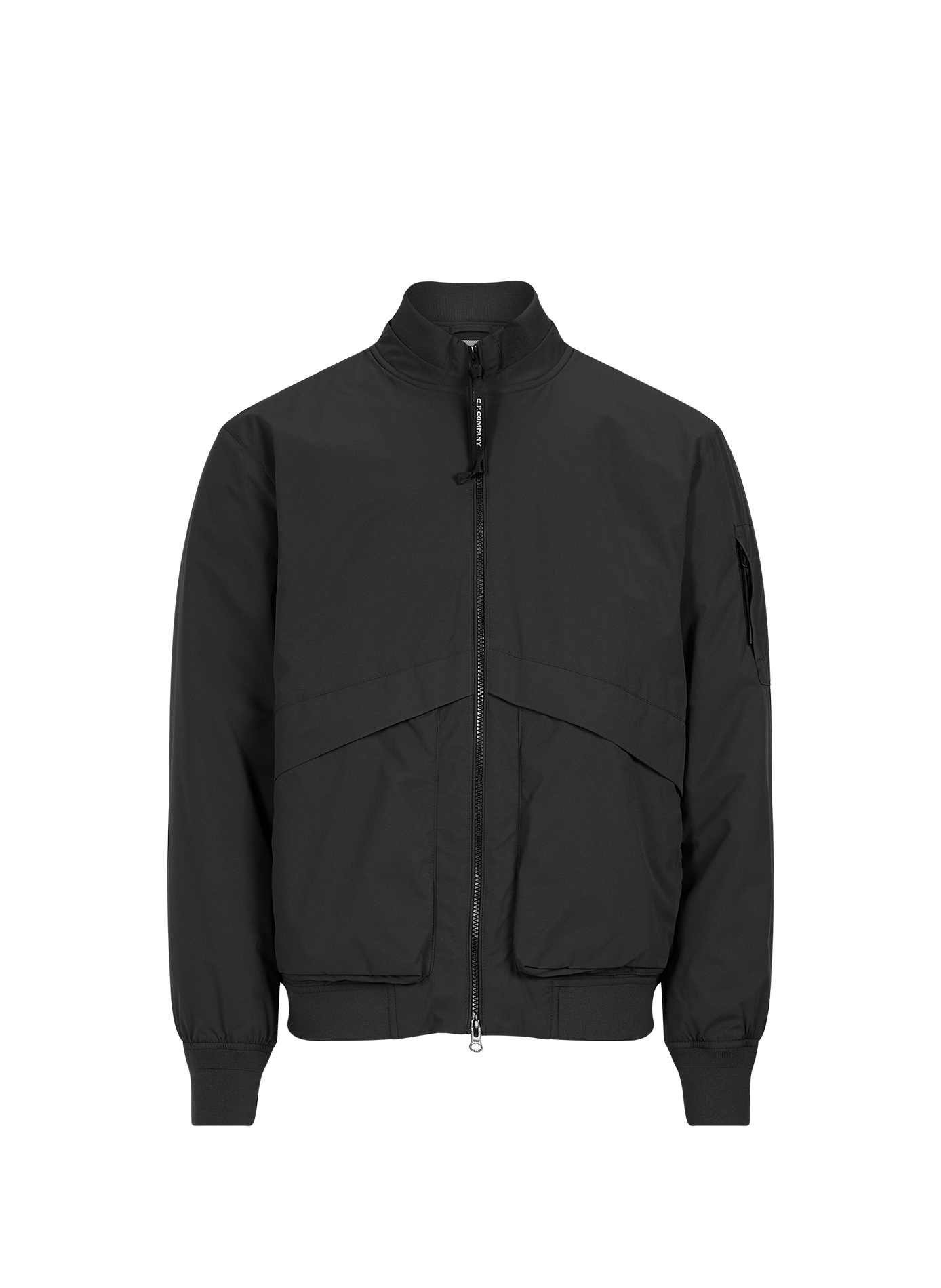 Blouson uni manches longues à col montant  CP COMPANY Gris