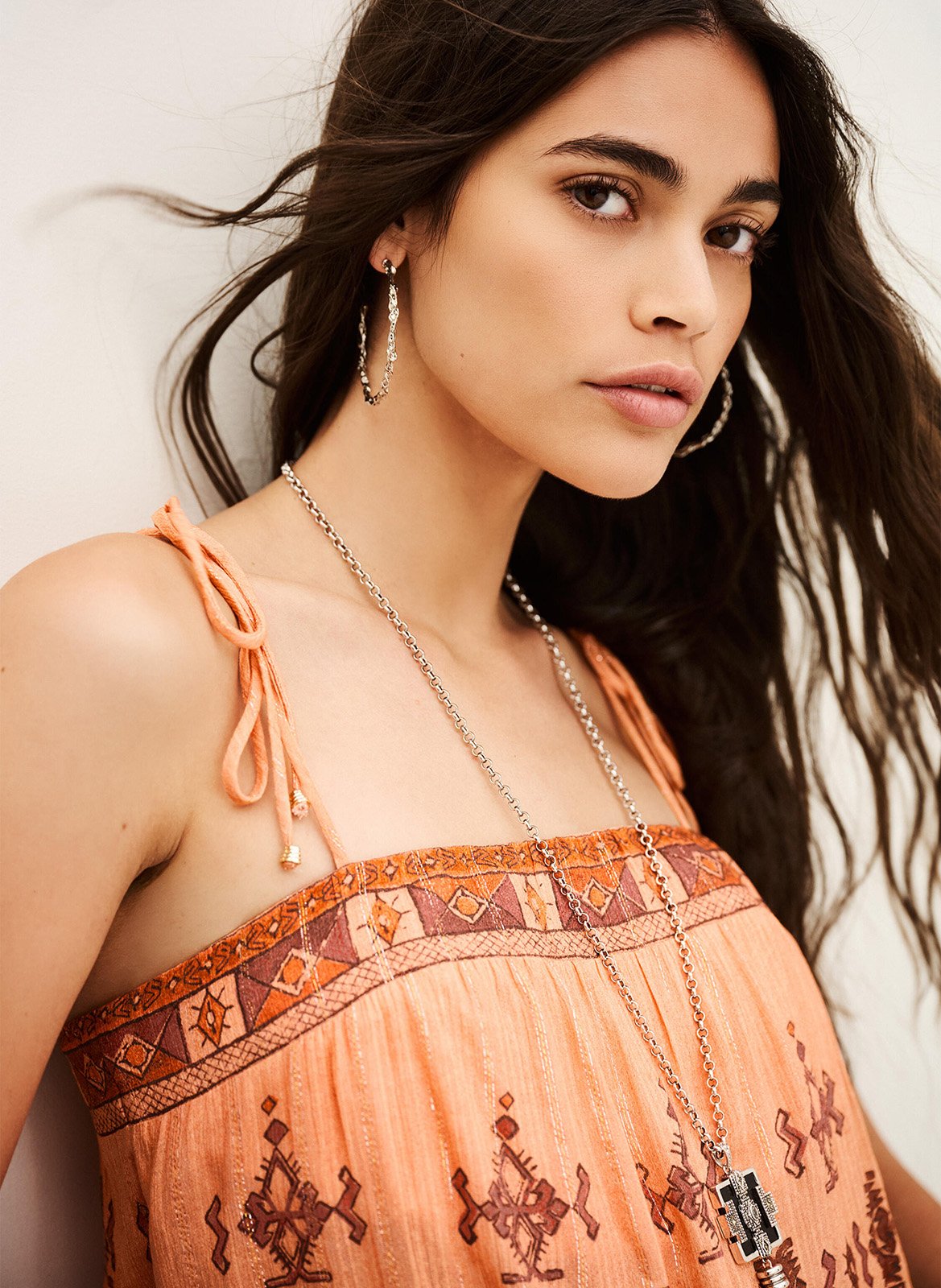 Top met print Zelie BA&SH Oranje