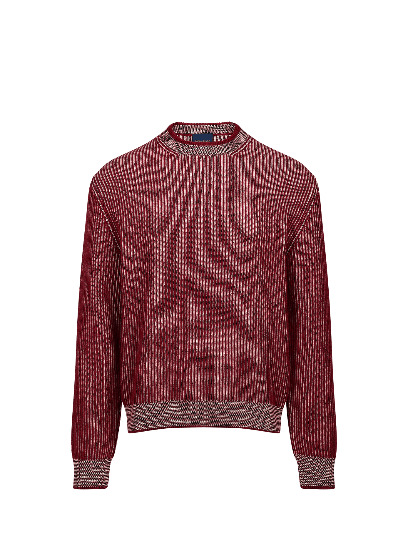 Gerade geschnittener Pullover aus Wolle und Kaschmir PAUL & SHARK Rosa