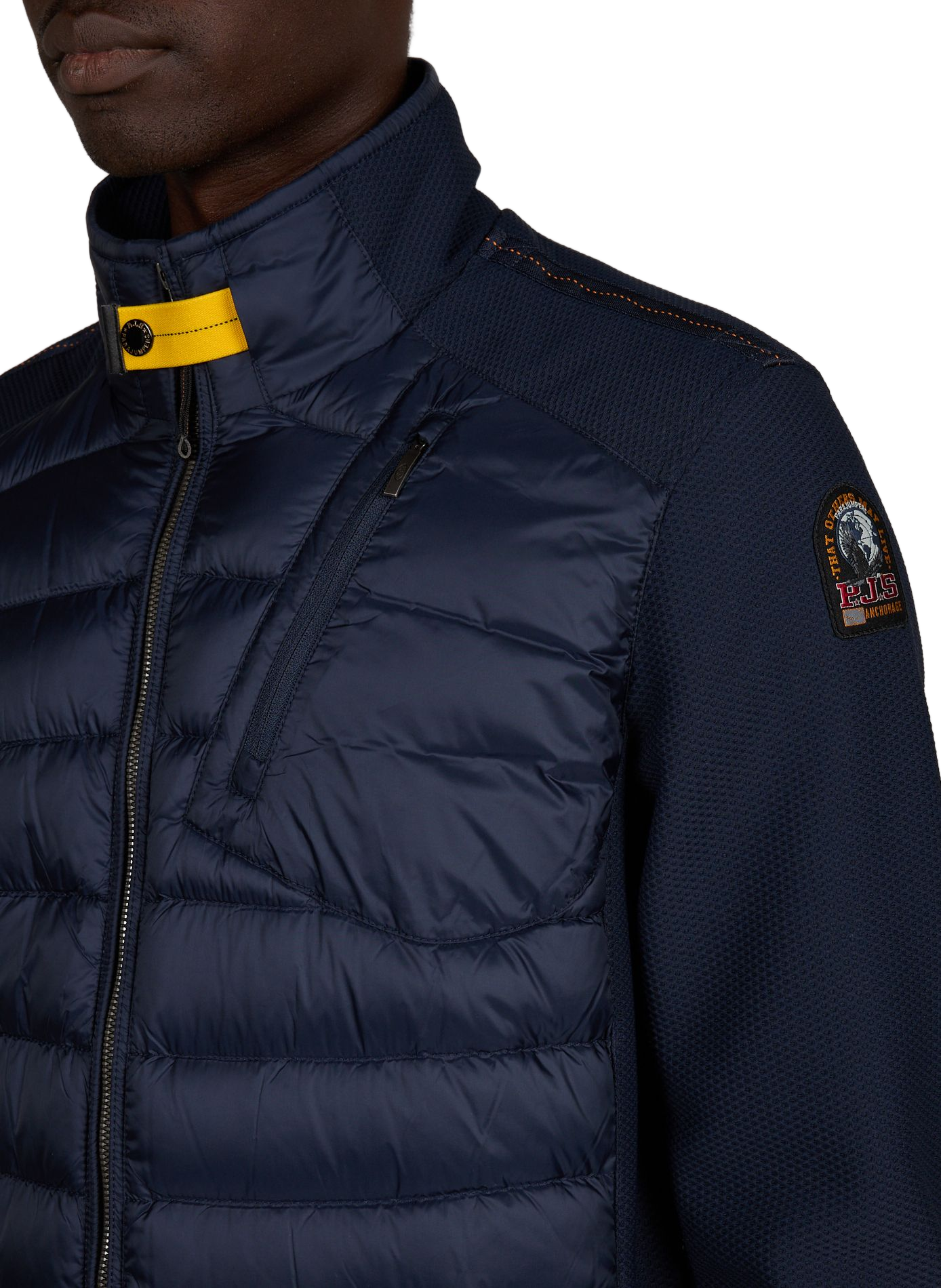 Quilted Jayden jacket with high collar PARAJUMPERS Blue