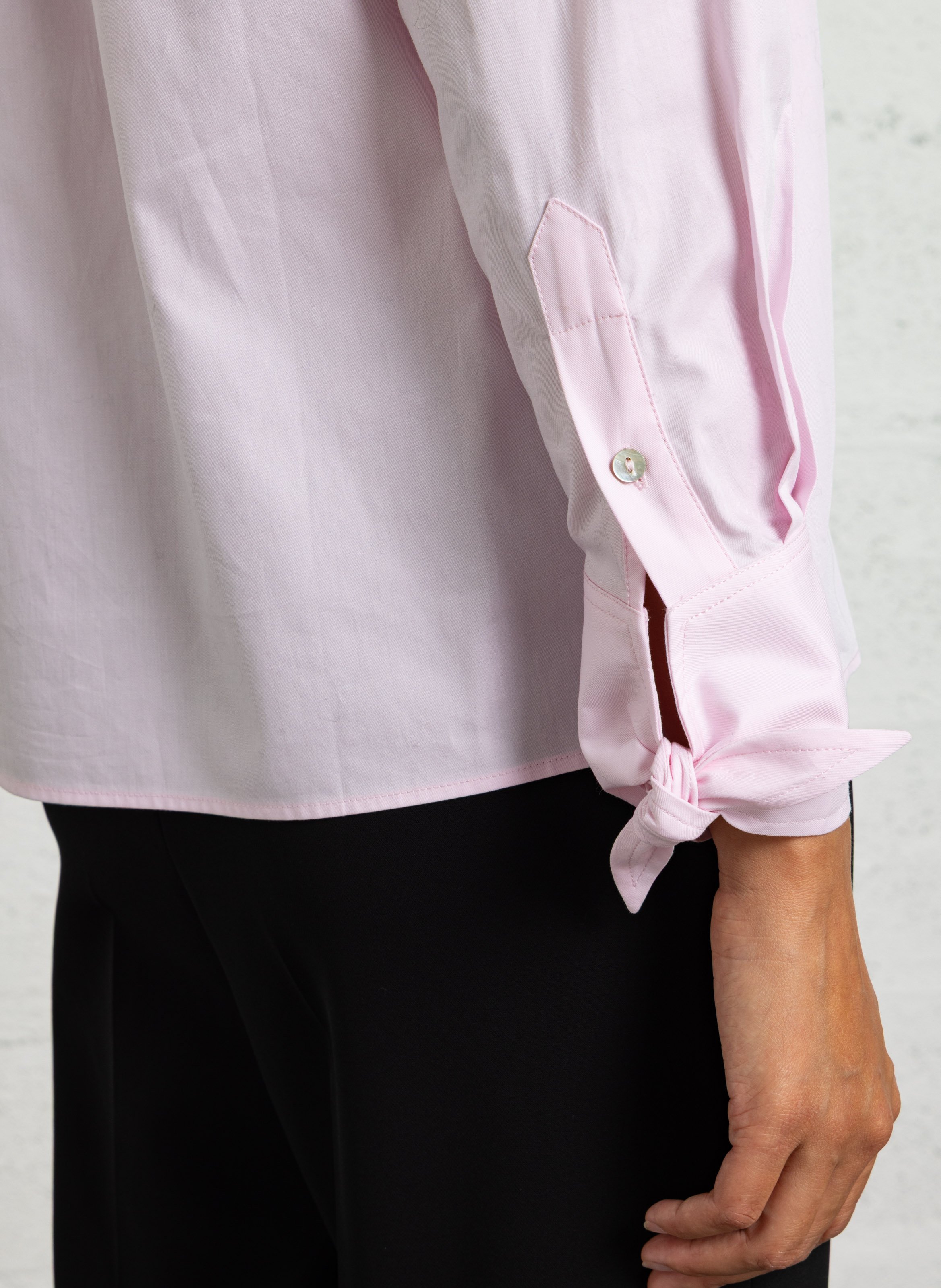Chemise droite col classique en coton maria MAISON 123 Rose