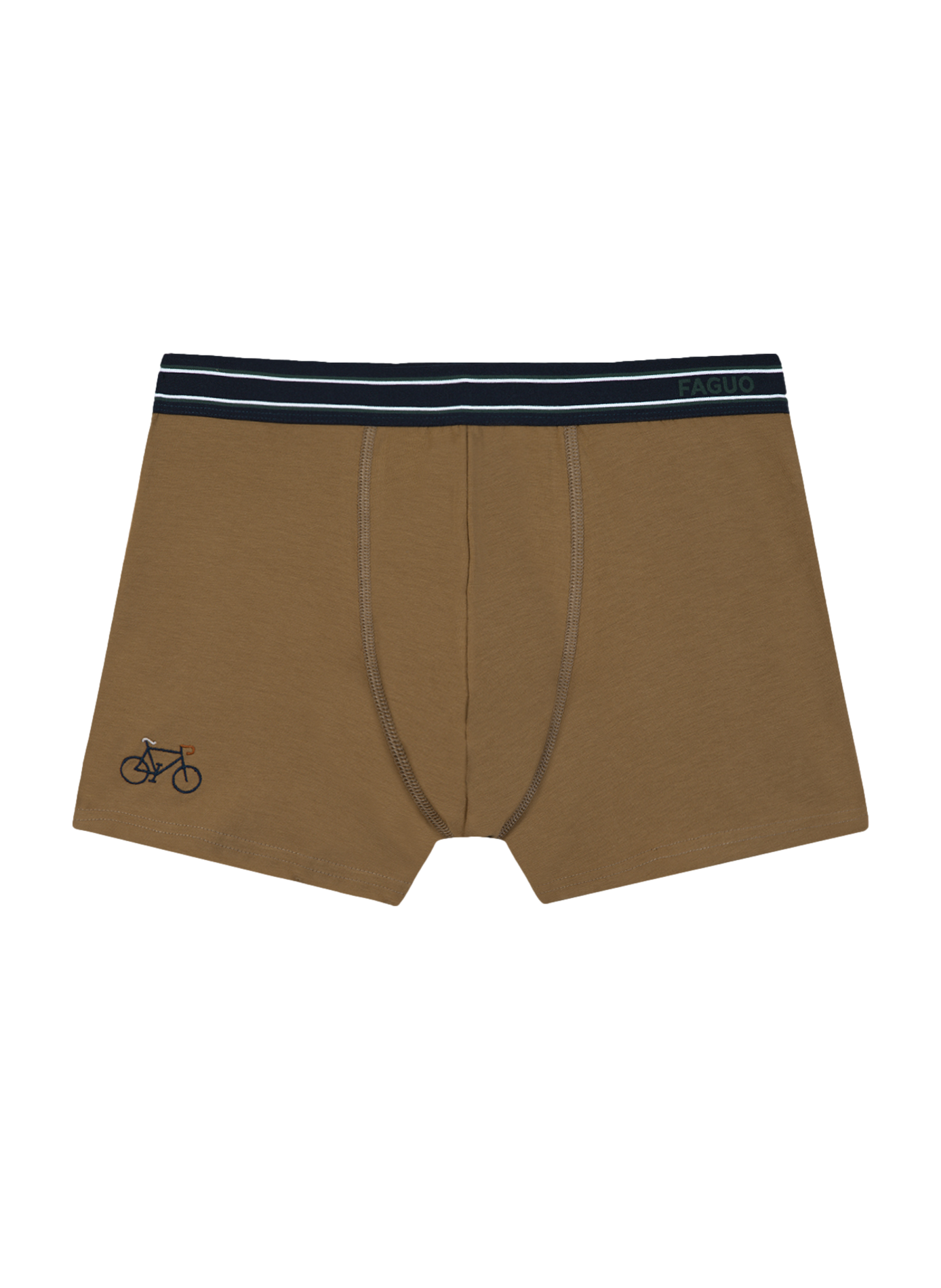 Lot 3 boxers en coton mélangé FAGUO Braun