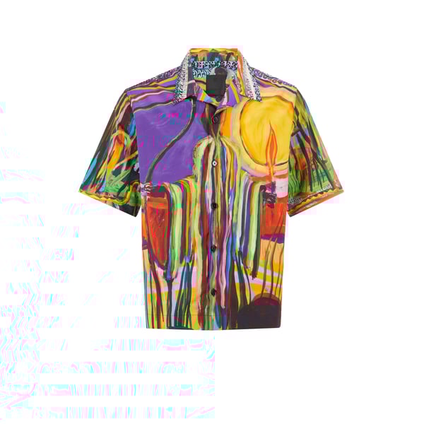 Chemise à imprimé en coton