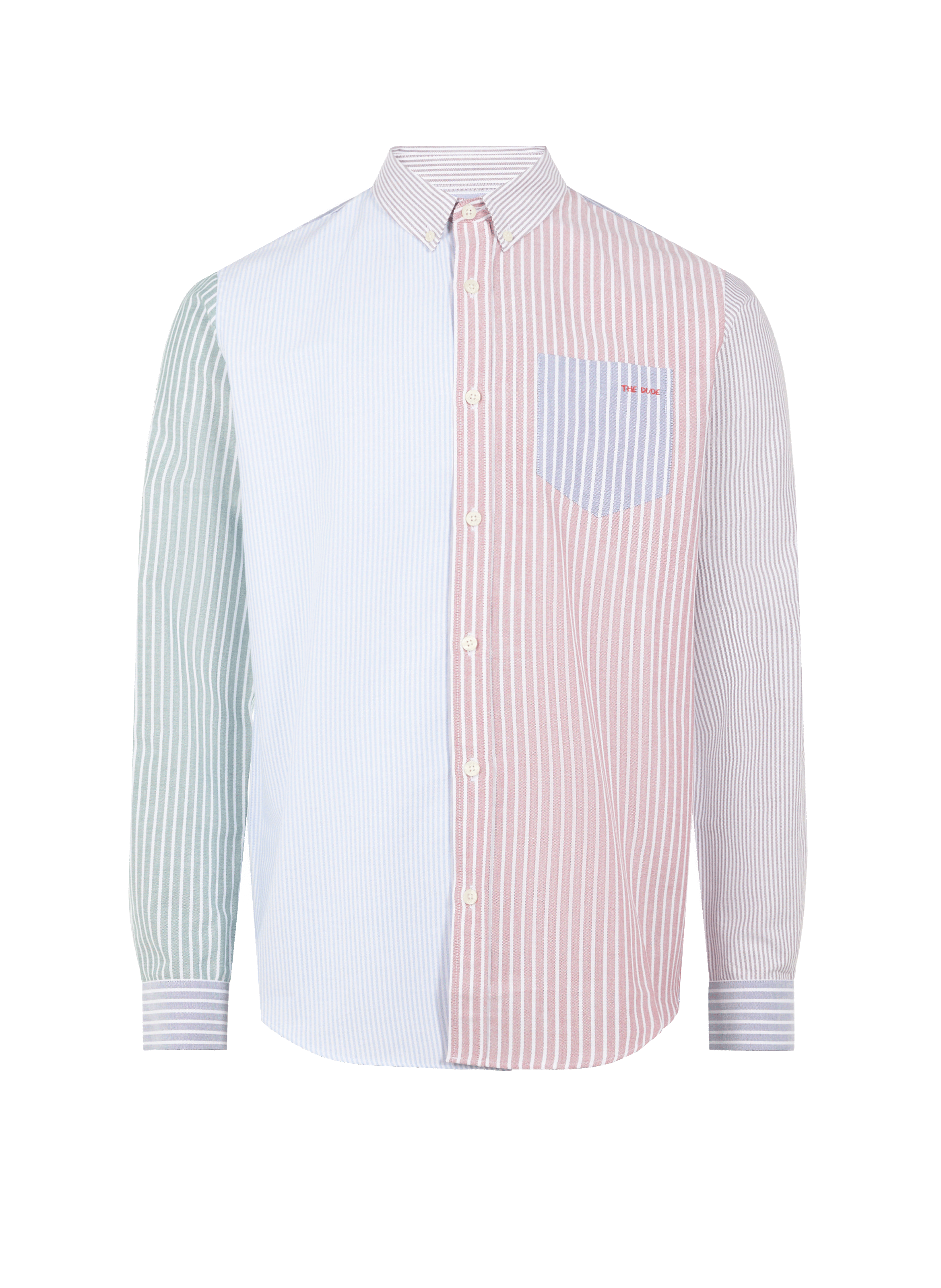 Chemise rayée Bonne Graine The Dude en coton