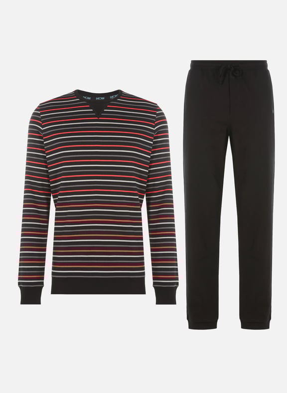 Ensemble de pyjama en coton Noir by HOM HOM Ensemble de pyjama en coton Noir