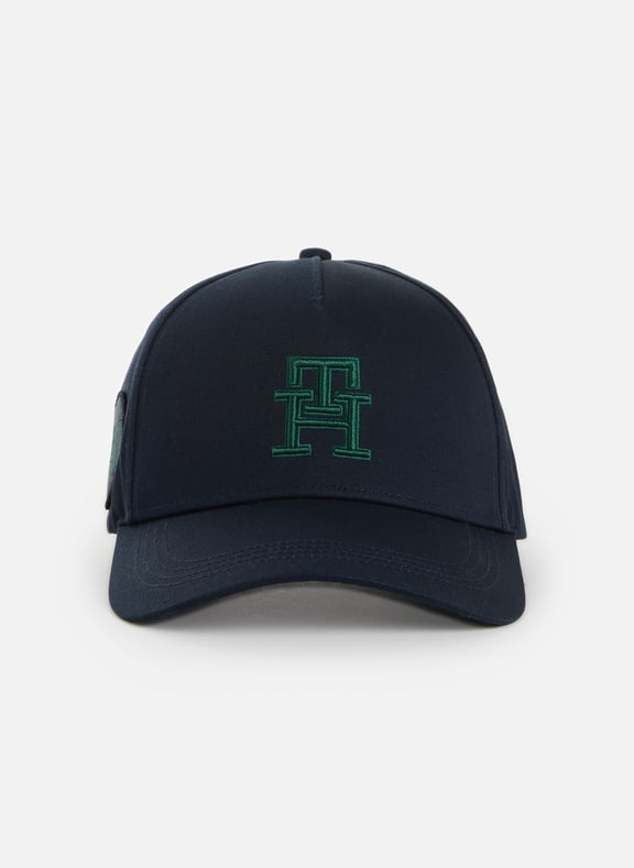 New Prep organic cotton canvas baseball cap Blue by TOMMY HILFIGER TOMMY HILFIGER New Prep organic cotton canvas baseball cap Blue