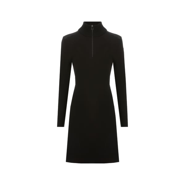 Robe cintrée à col zippé