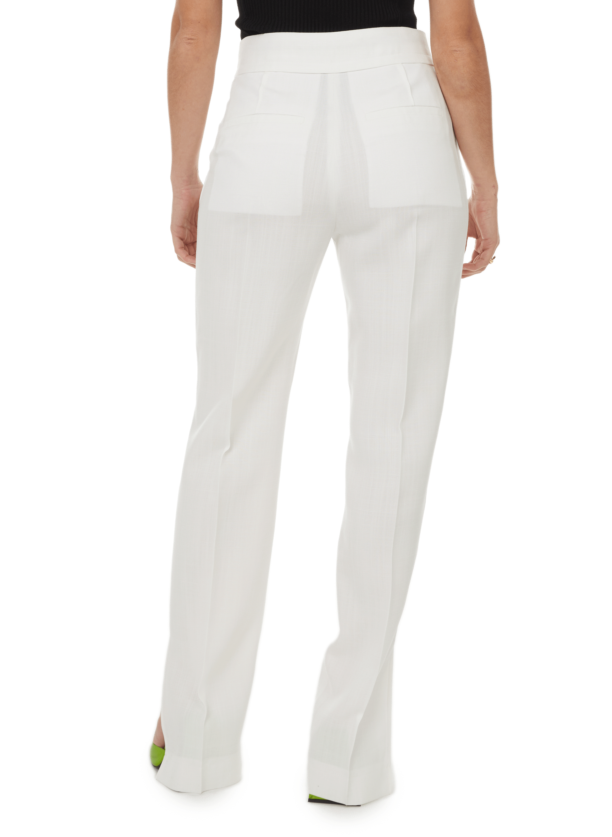 Le pantalon Tibau en laine JACQUEMUS Blanc
