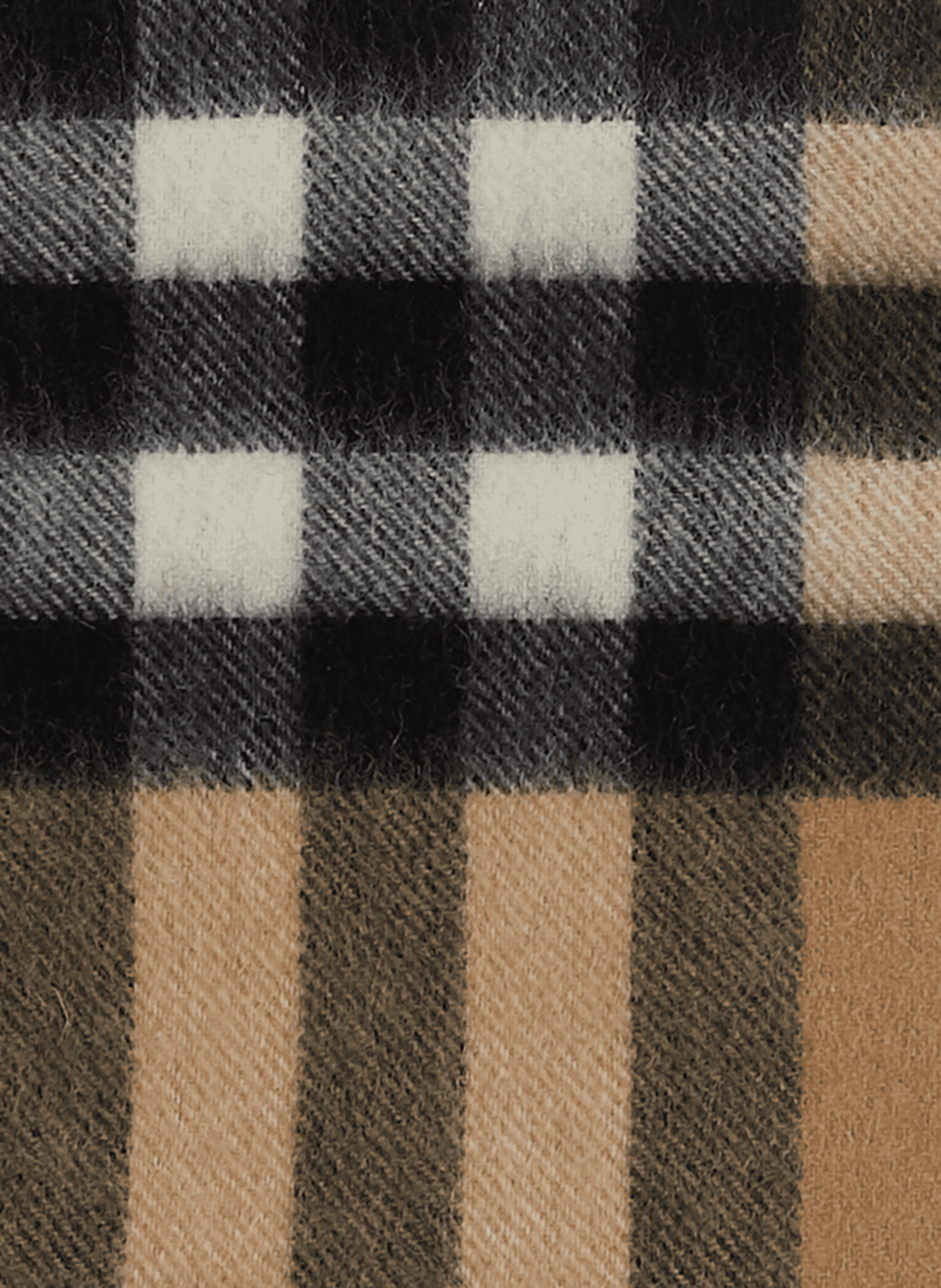 Printed cashmere scarf  BURBERRY Brown