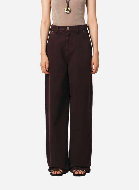 Jean coupe large Rouge by AMI PARIS AMI PARIS Jean coupe large Rouge
