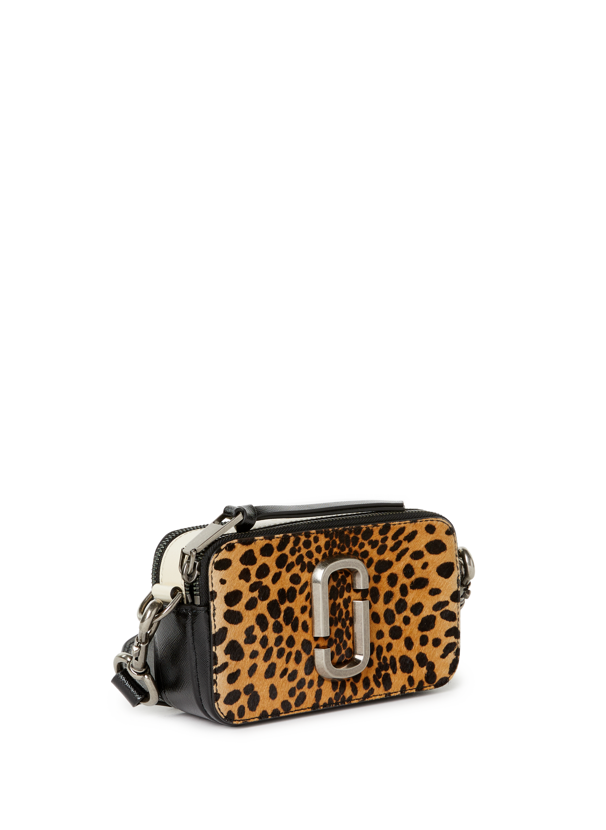Sac à bandoulière The Cheetah Haircalf Snapshot MARC JACOBS Noir