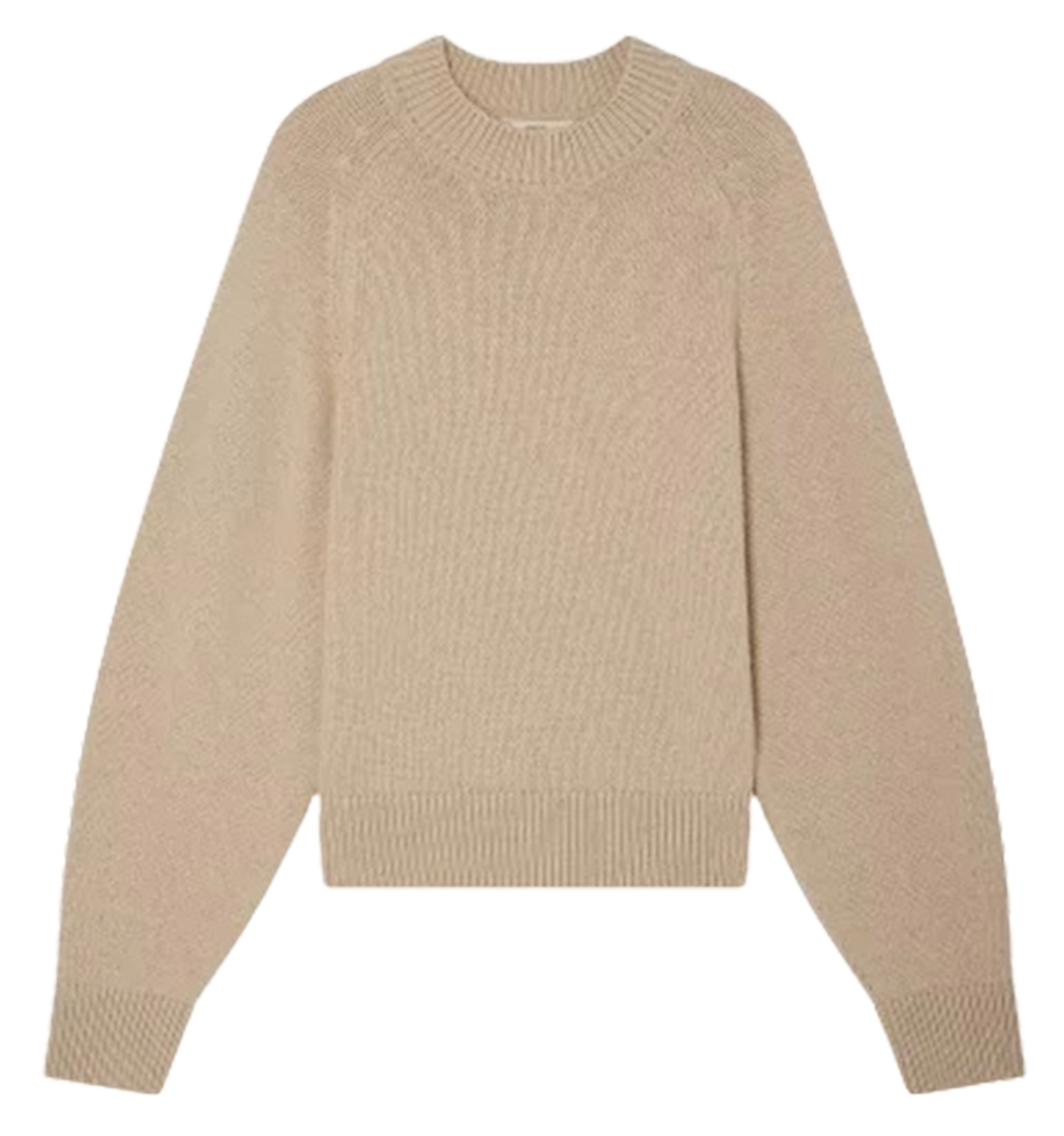 Pull droit en laine mélangée dalan SESSUN Beige