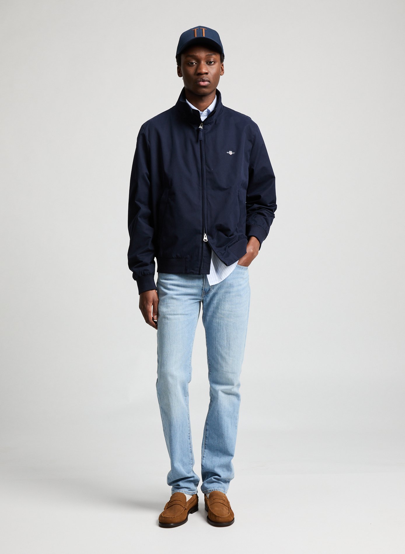 Jean slim en coton mélangé LEVI'S Bleu