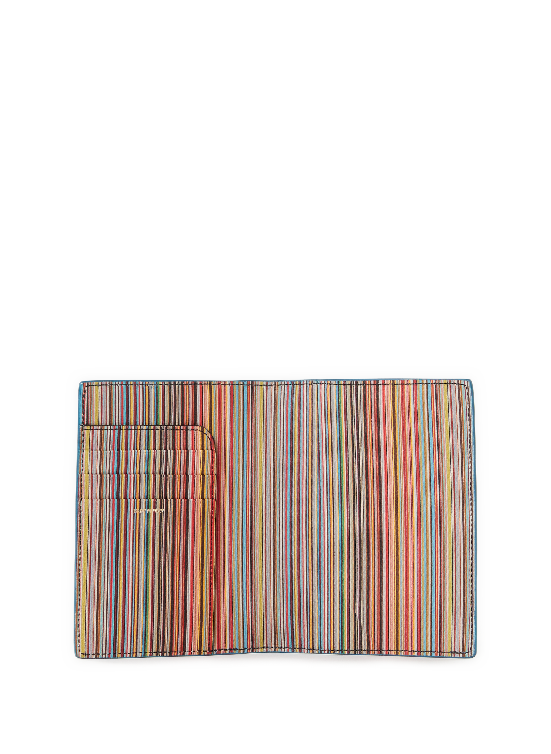 Leather passport holder PAUL SMITH Blue