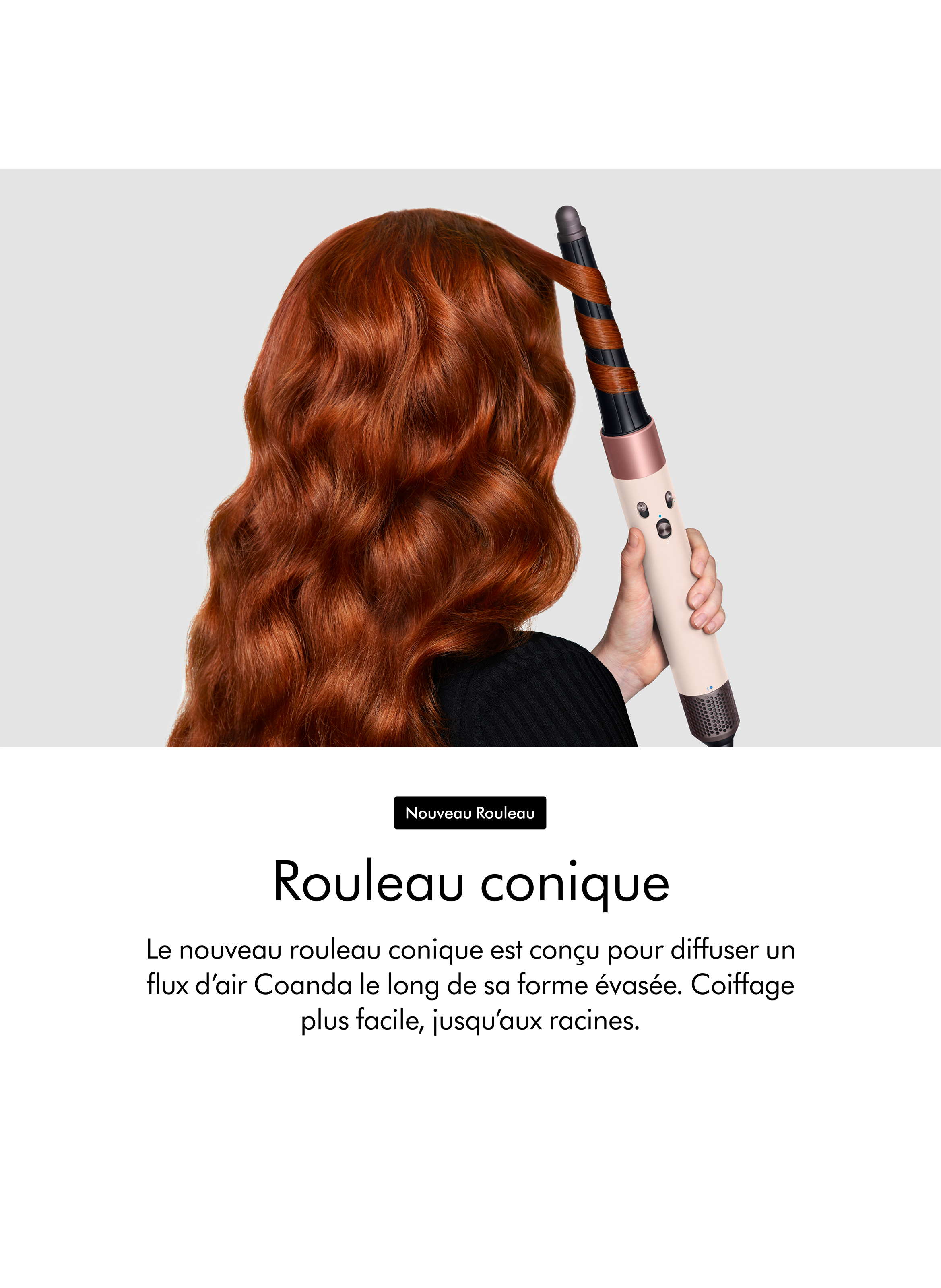 Airwrap i.d. ™ Cheveux raides à ondulés  Rose Céramique DYSON No color