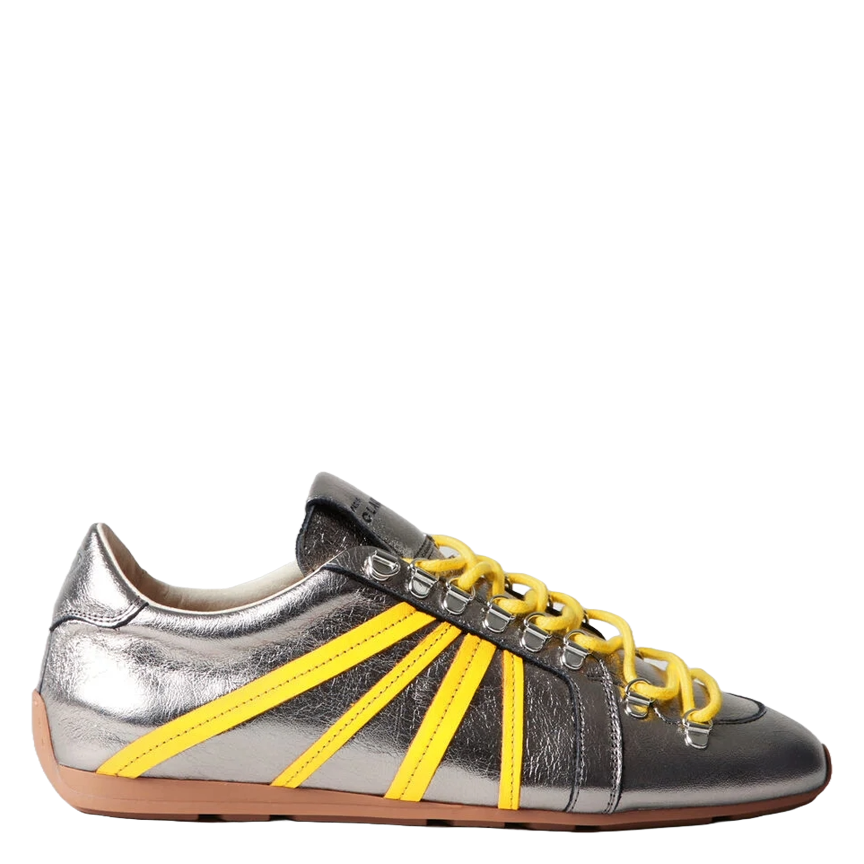 Baskets basses métallisées CLAUDIE PIERLOT Argent