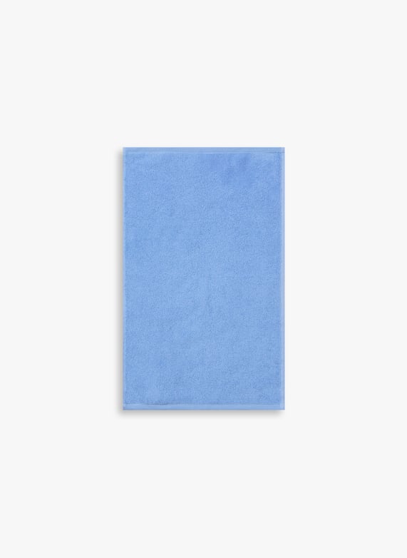 Serviette invité en coton biologique | Bleu by AU PRINTEMPS PARIS Serviette invité en coton biologique Bleu