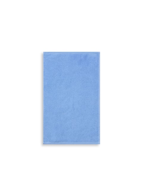 Serviette invité en coton biologique BleuAU PRINTEMPS PARIS Serviette invité en coton biologique BleuAU PRINTEMPS PARIS