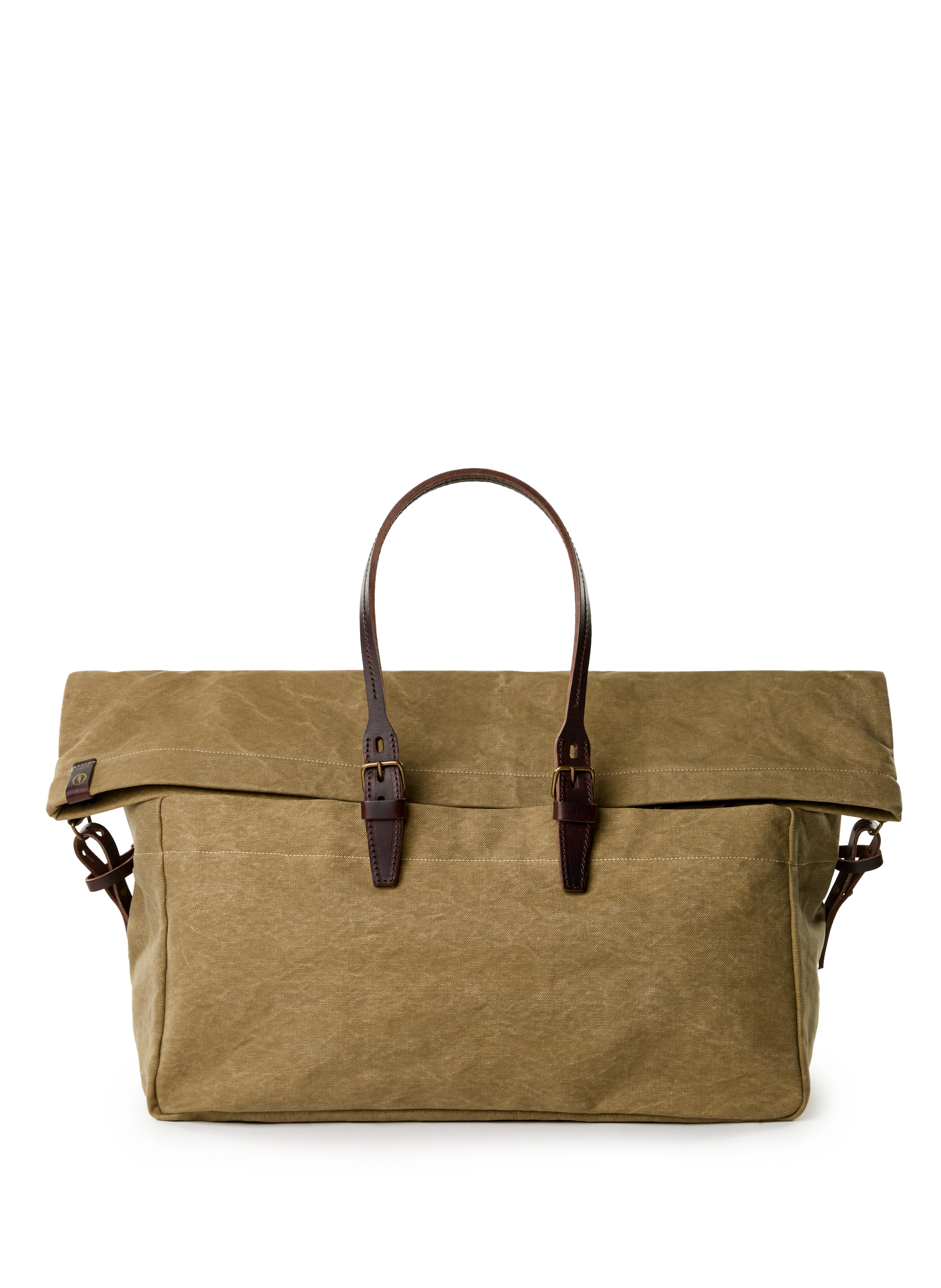 BLEU DE CHAUFFE Canvas travel bag Green