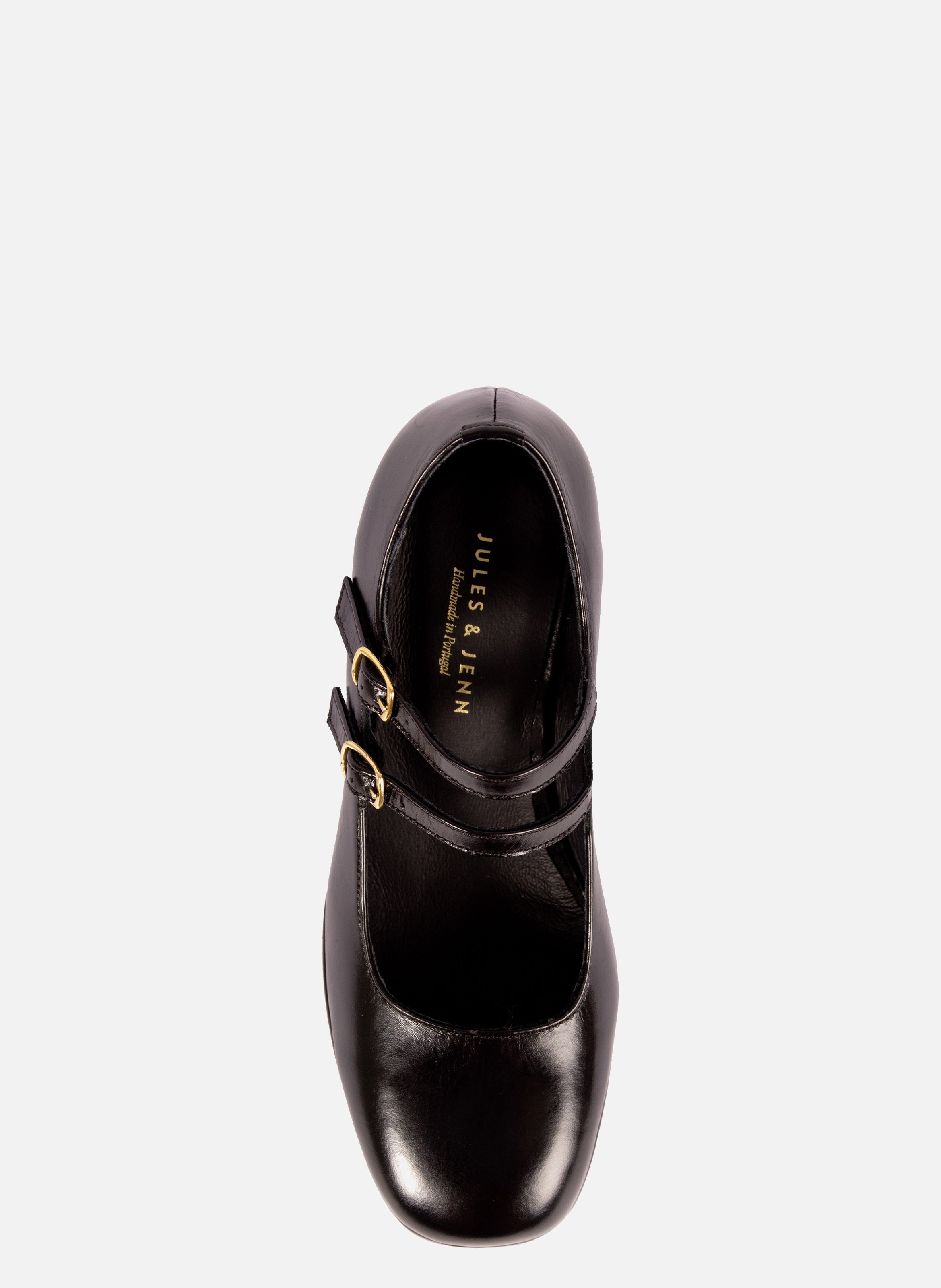 Babies plateforme cuir JULES & JENN Noir