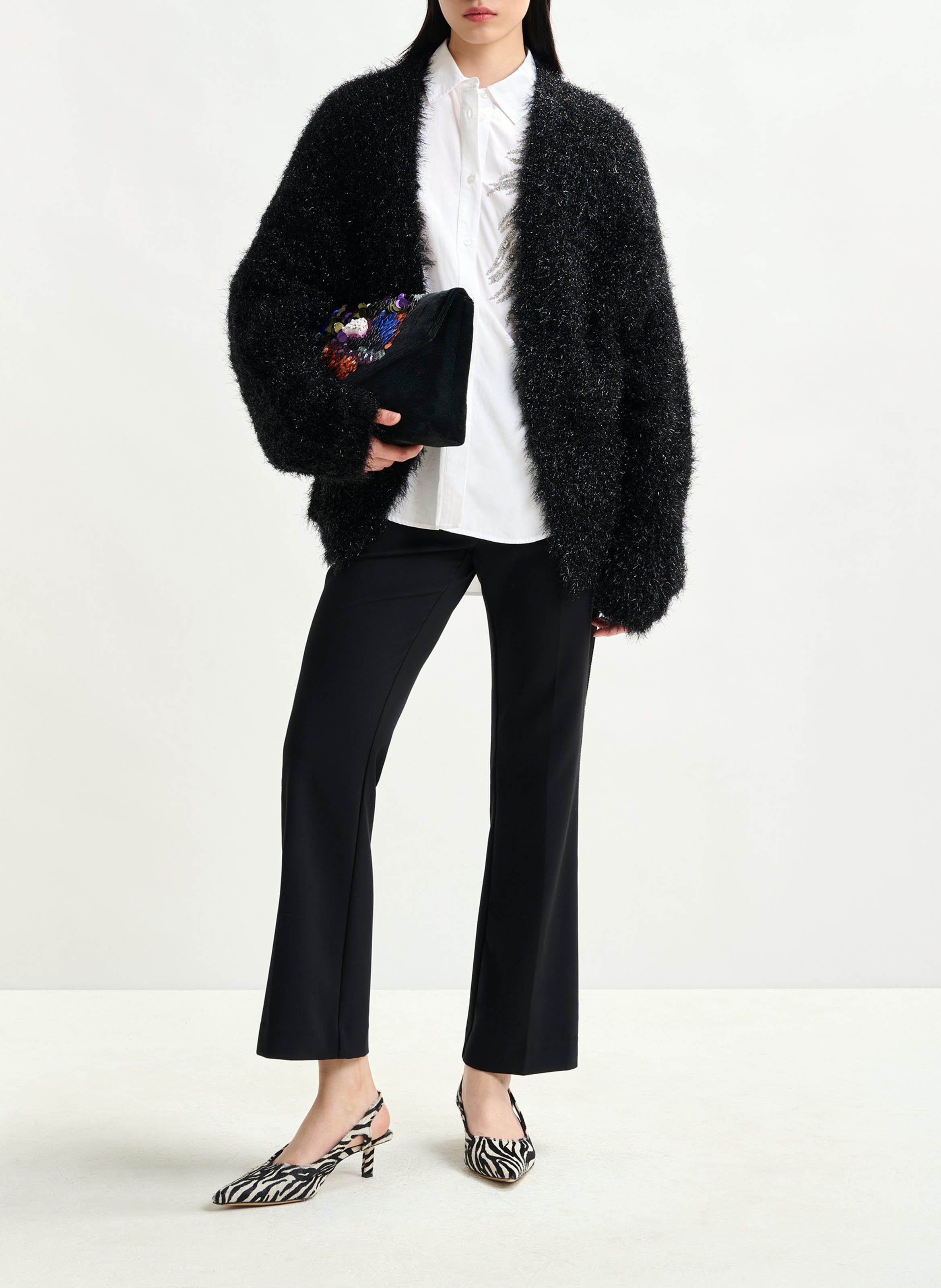 Chemise oversize brodée iliza ESSENTIEL ANTWERP Blanc